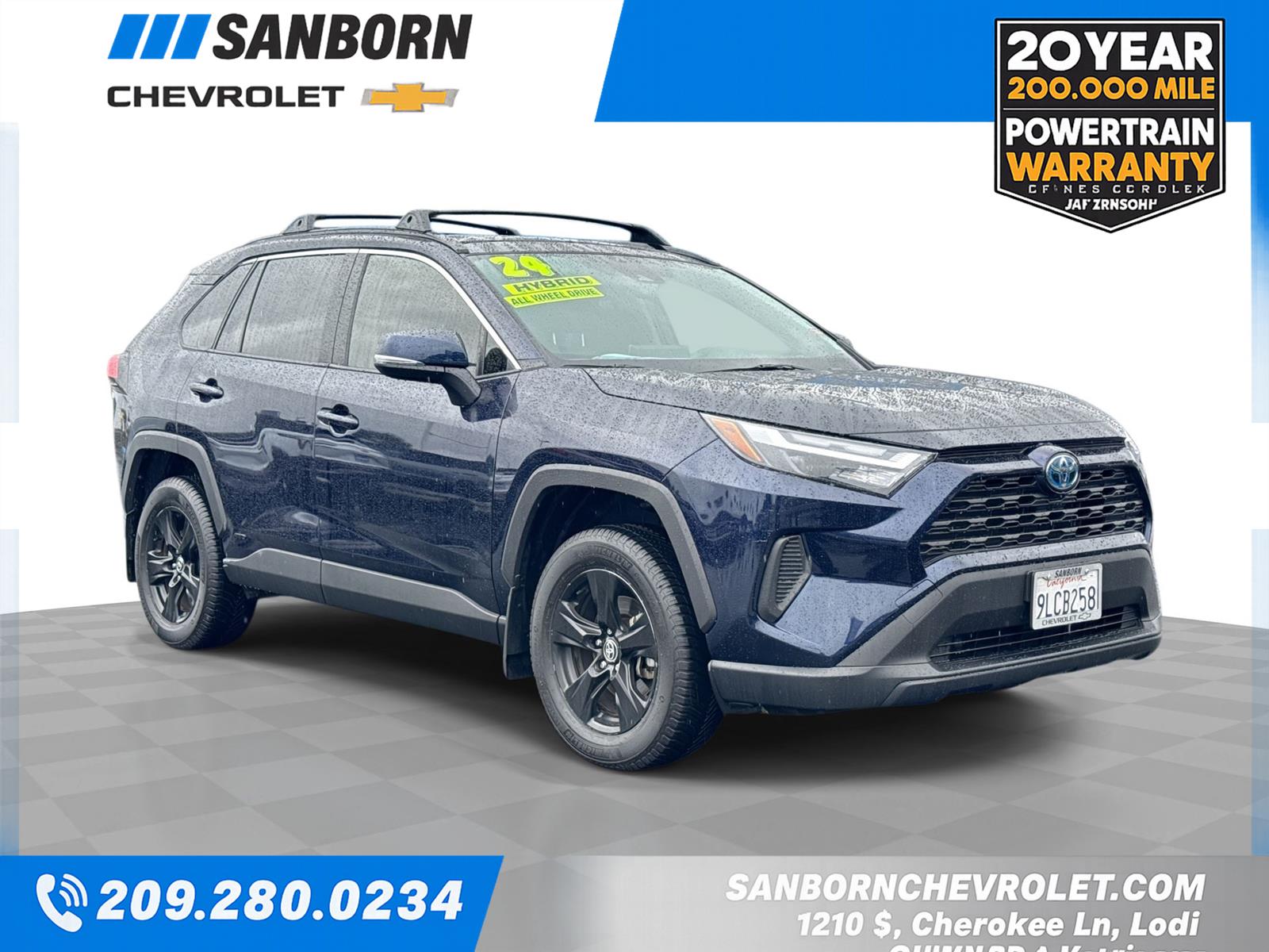 Blueprint 2024 Toyota RAV4 Hybrid SUV / Crossover All-Wheel Drive Continuously Variable Transmission