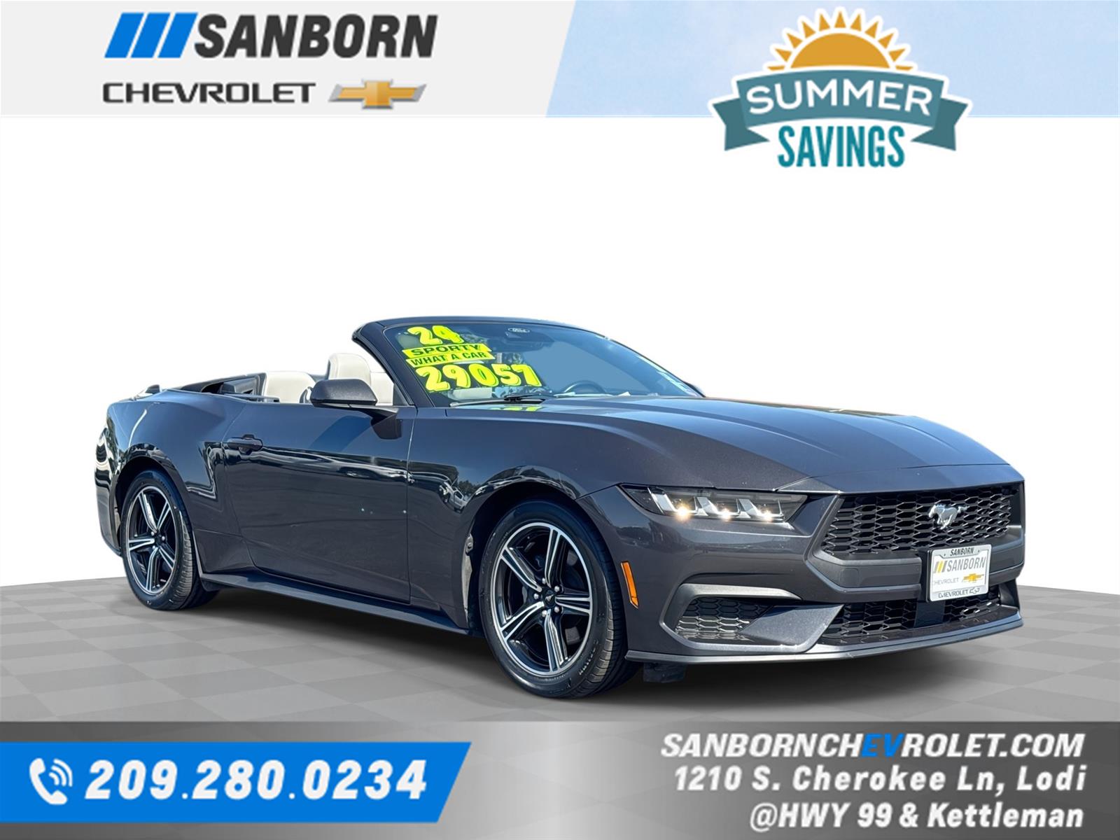 2024 Ford Mustang EcoBoost Premium Convertible RWD