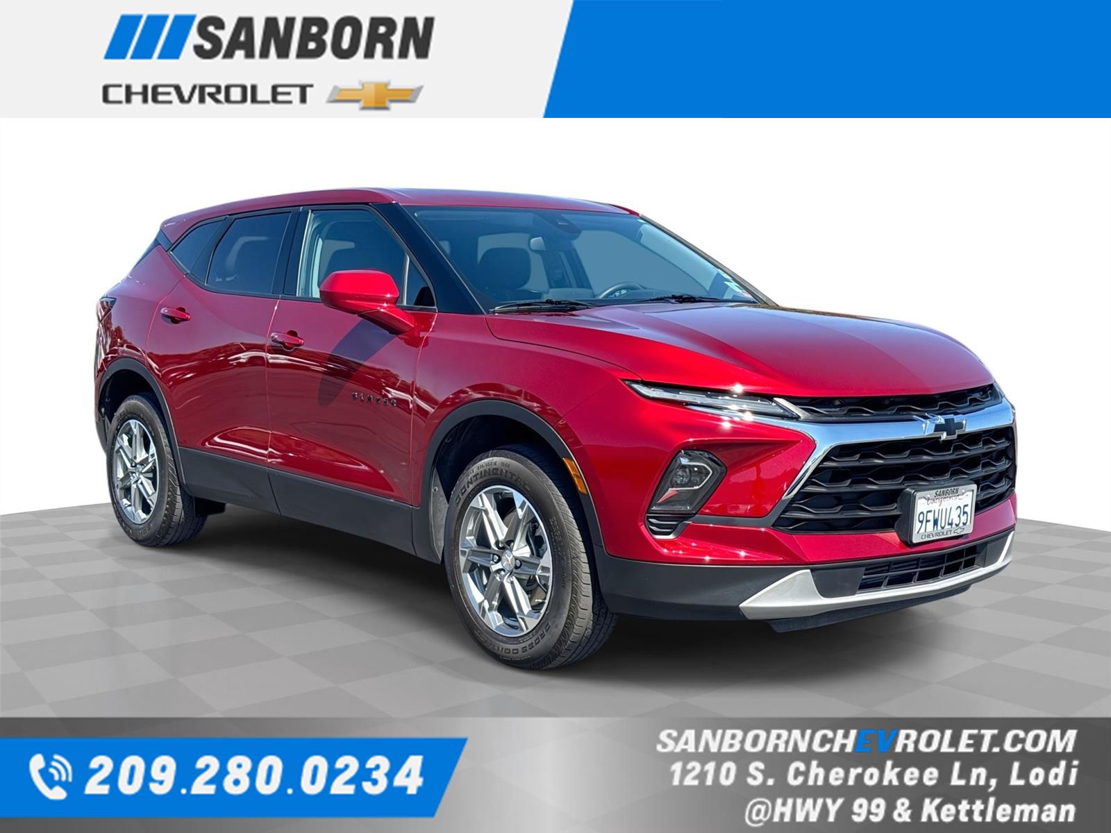 Radiant Red Tintcoat 2023 Chevrolet Blazer SUV / Crossover Front-Wheel Drive 9-Speed Automatic
