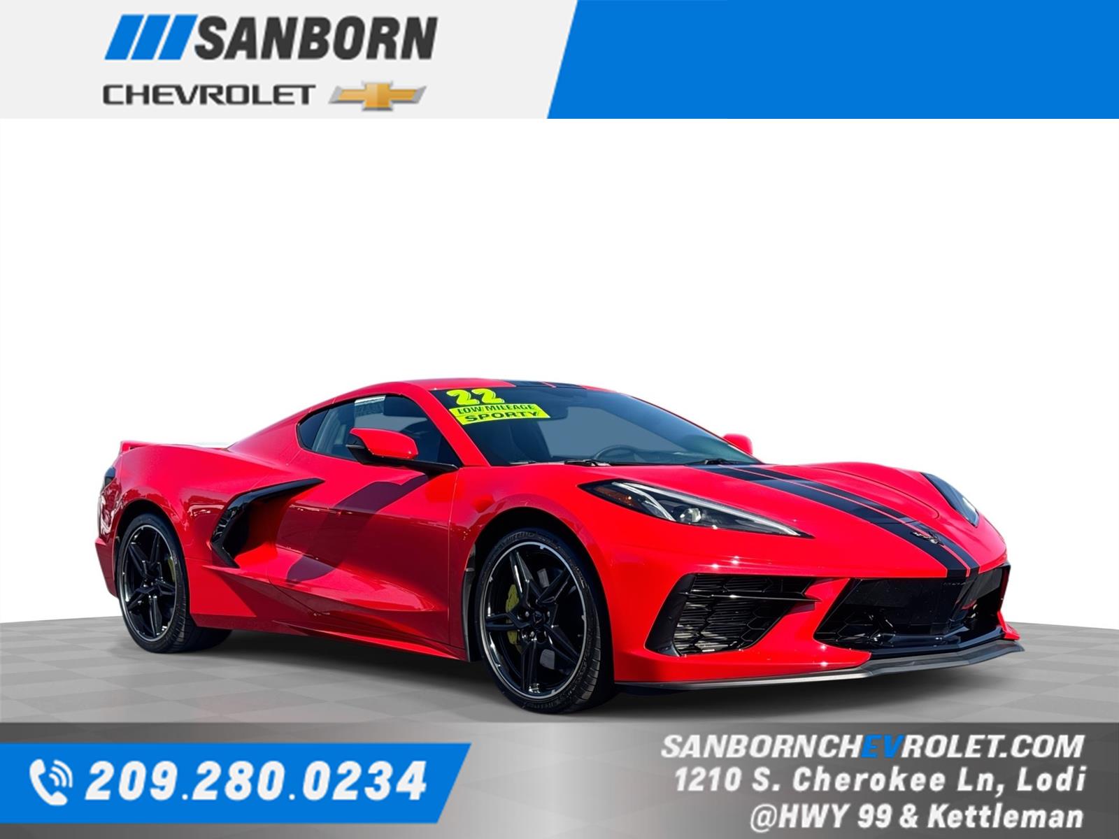 Torch Red 2022 Chevrolet Corvette Coupe Rear-Wheel Drive 8-Speed Dual Clutch