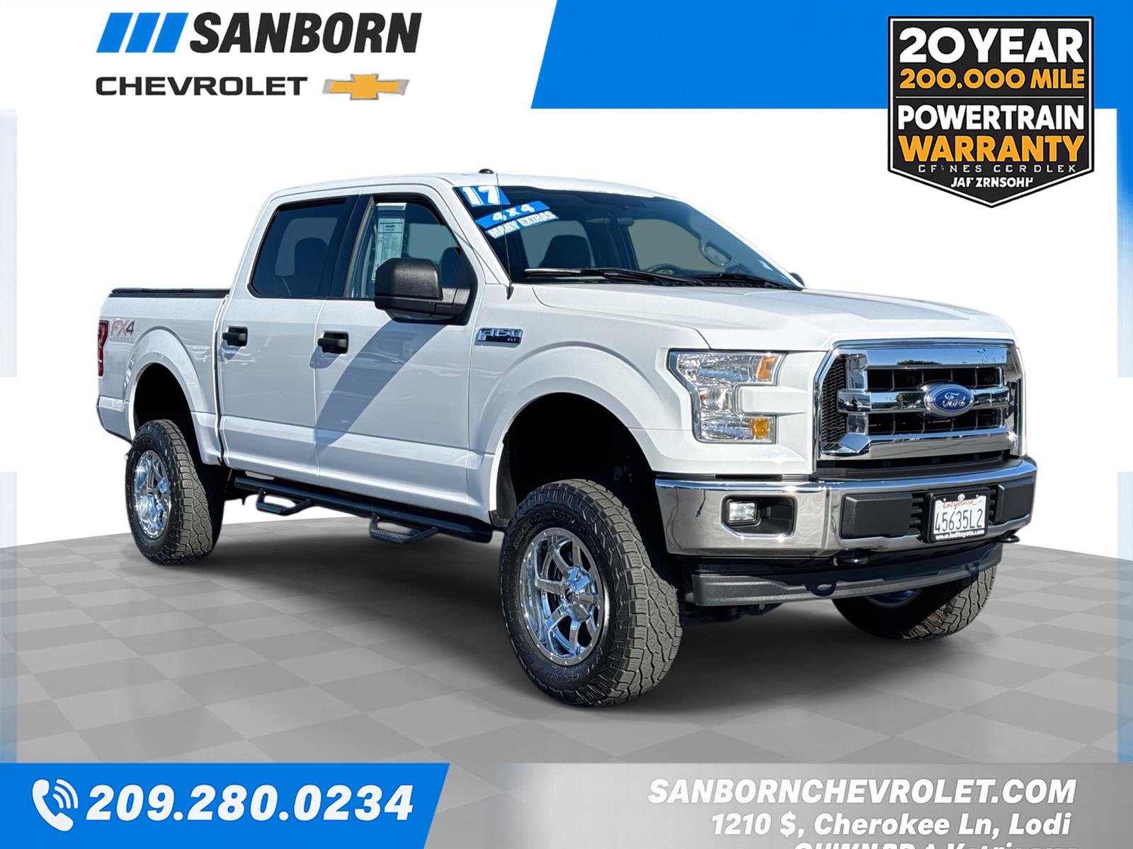 Oxford White 2017 Ford F-150 Pickup Truck Four-Wheel Drive 6-Speed Automatic