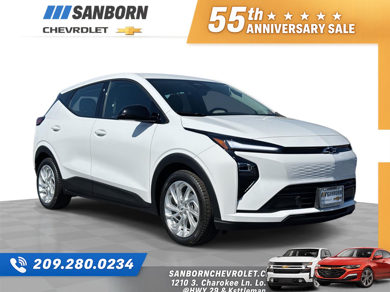 Summit White 2027 Chevrolet Bolt SUV / Crossover Front-Wheel Drive Automatic