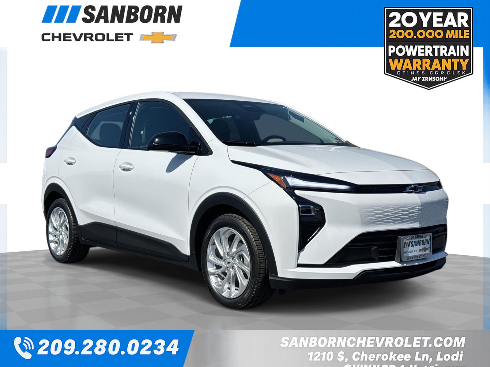Summit White 2027 Chevrolet Bolt SUV / Crossover Front-Wheel Drive Automatic