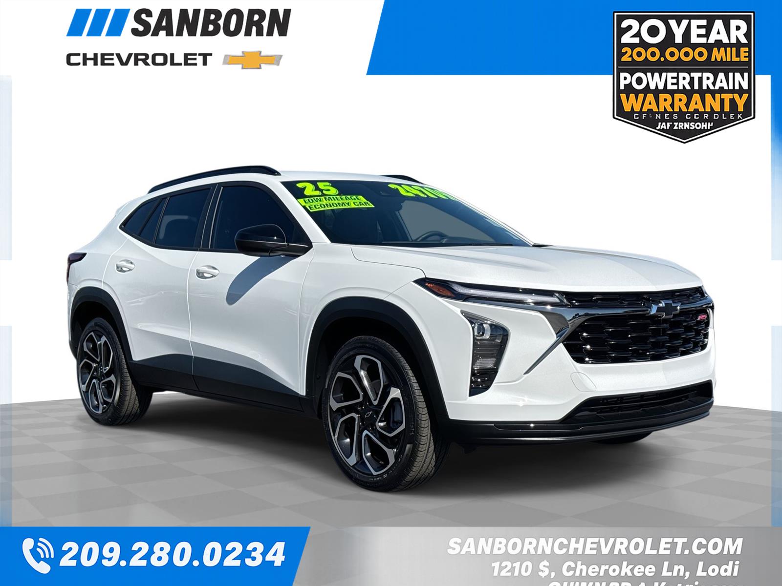 Summit White 2025 Chevrolet Trax SUV / Crossover Front-Wheel Drive 6-Speed Automatic