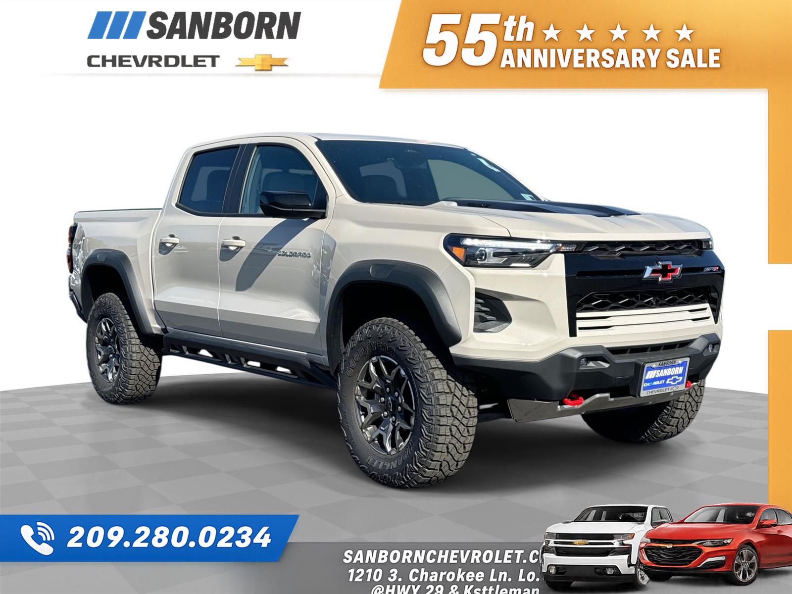 White Sands 2026 Chevrolet Colorado Pickup Truck Four-Wheel Drive 8-Speed Automatic