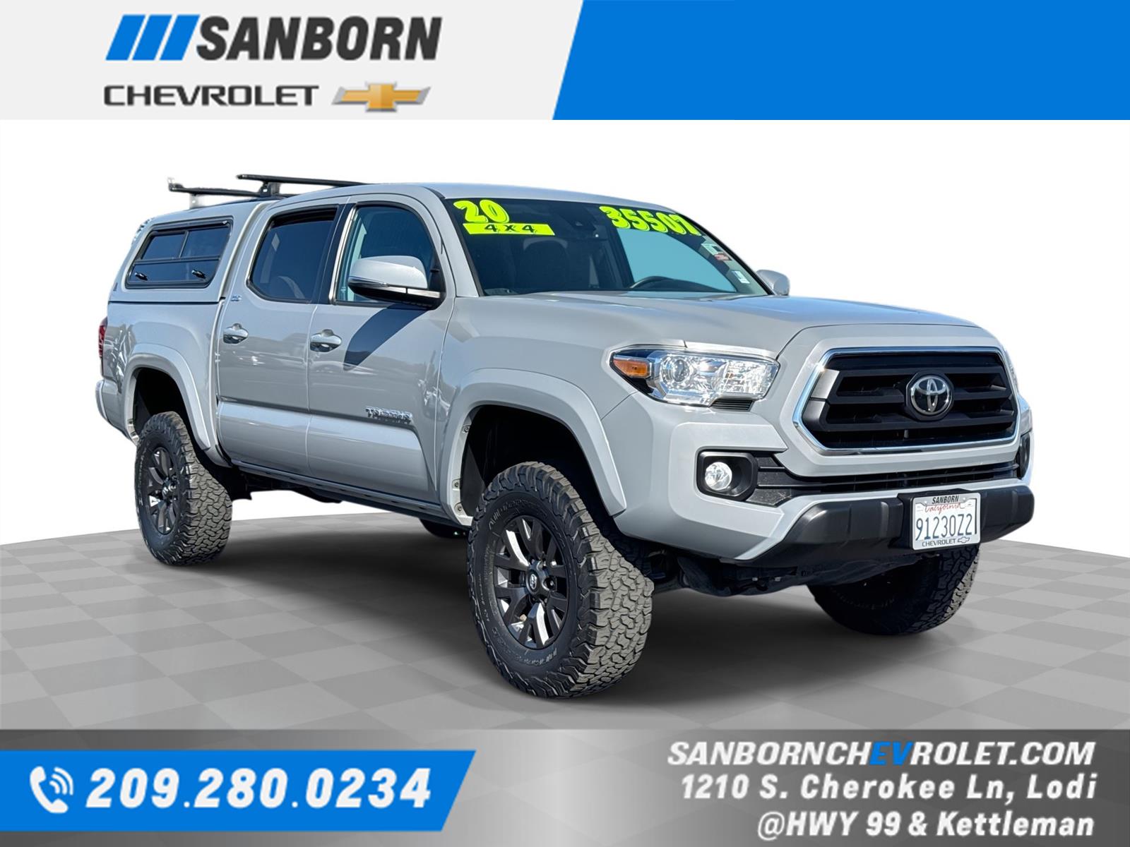 Cement 2020 Toyota Tacoma Pickup Truck Four-Wheel Drive 6-Speed Automatic