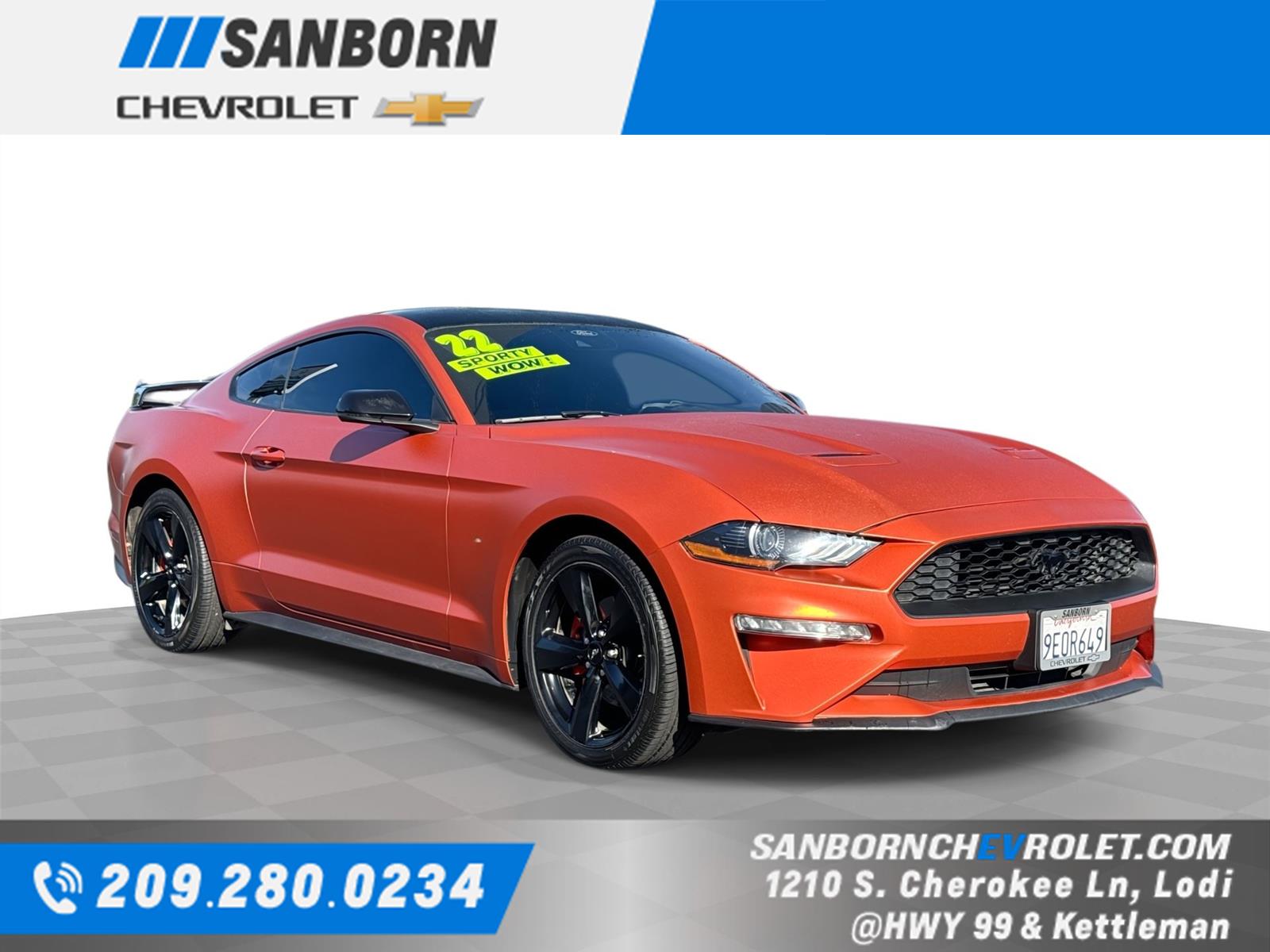 Carbonized Gray 2022 Ford Mustang Coupe Rear-Wheel Drive Automatic