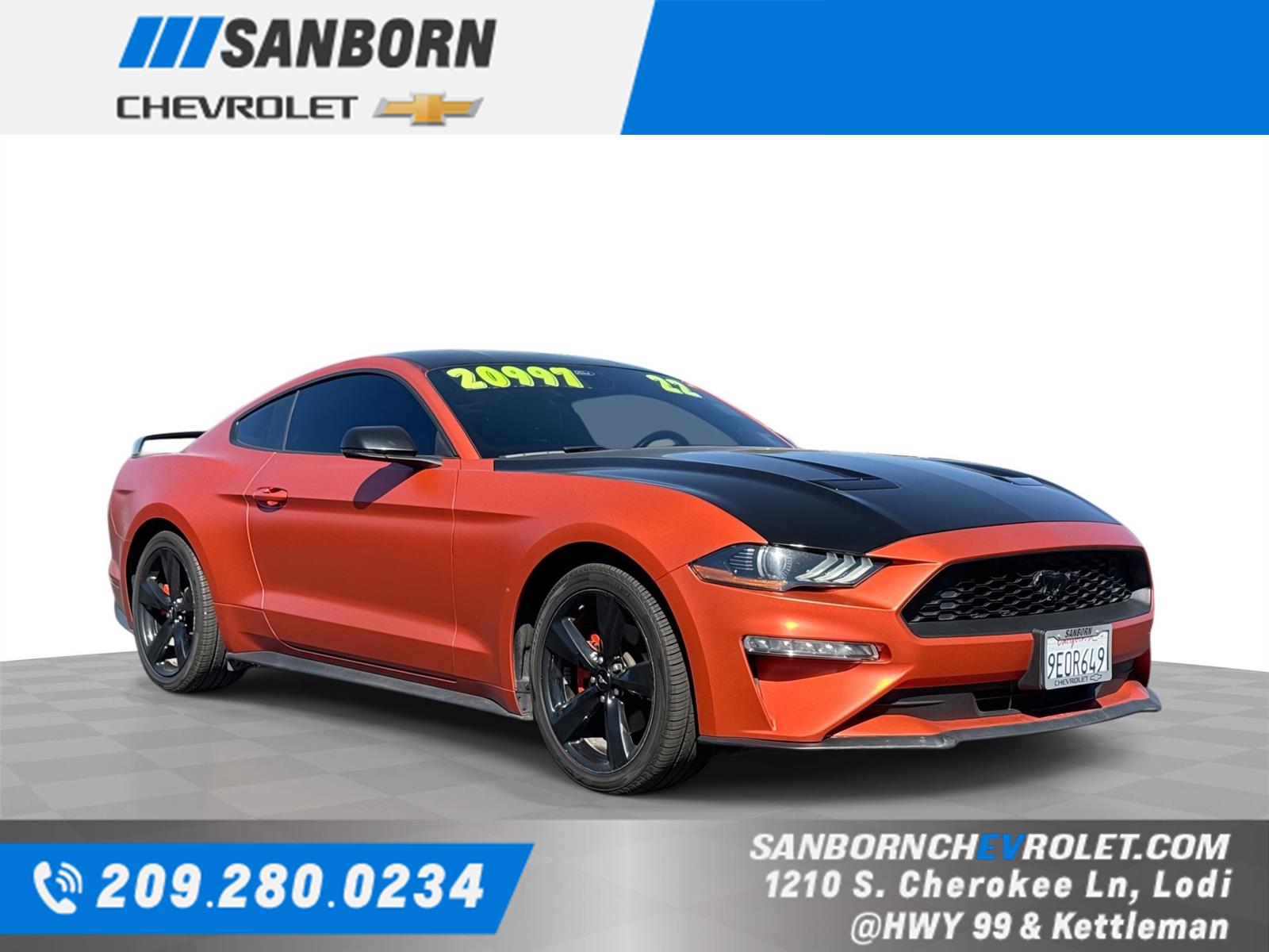 Carbonized Gray 2022 Ford Mustang Coupe Rear-Wheel Drive Automatic