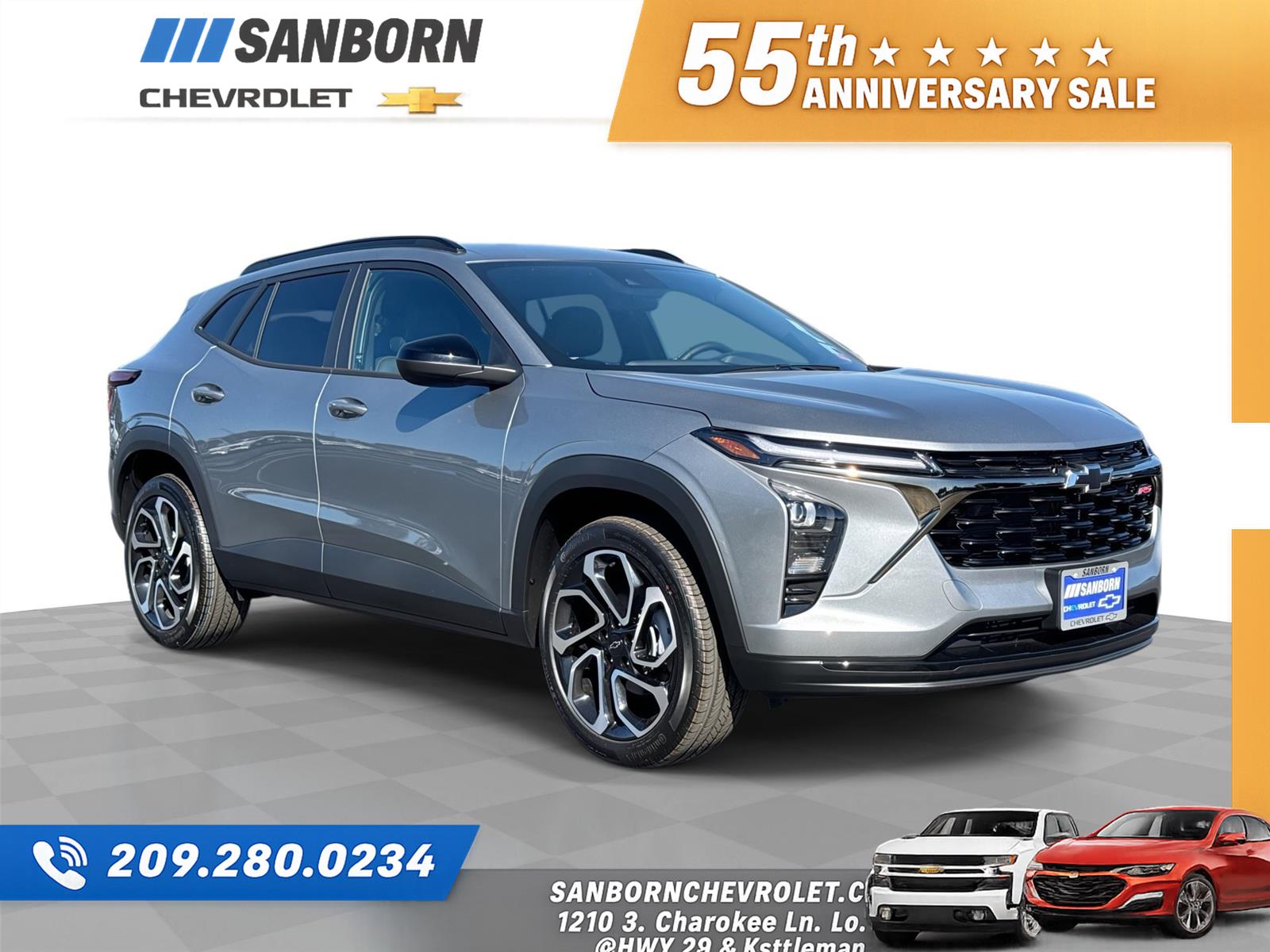 Sterling Gray Metallic 2026 Chevrolet Trax SUV / Crossover Front-Wheel Drive 6-Speed Automatic