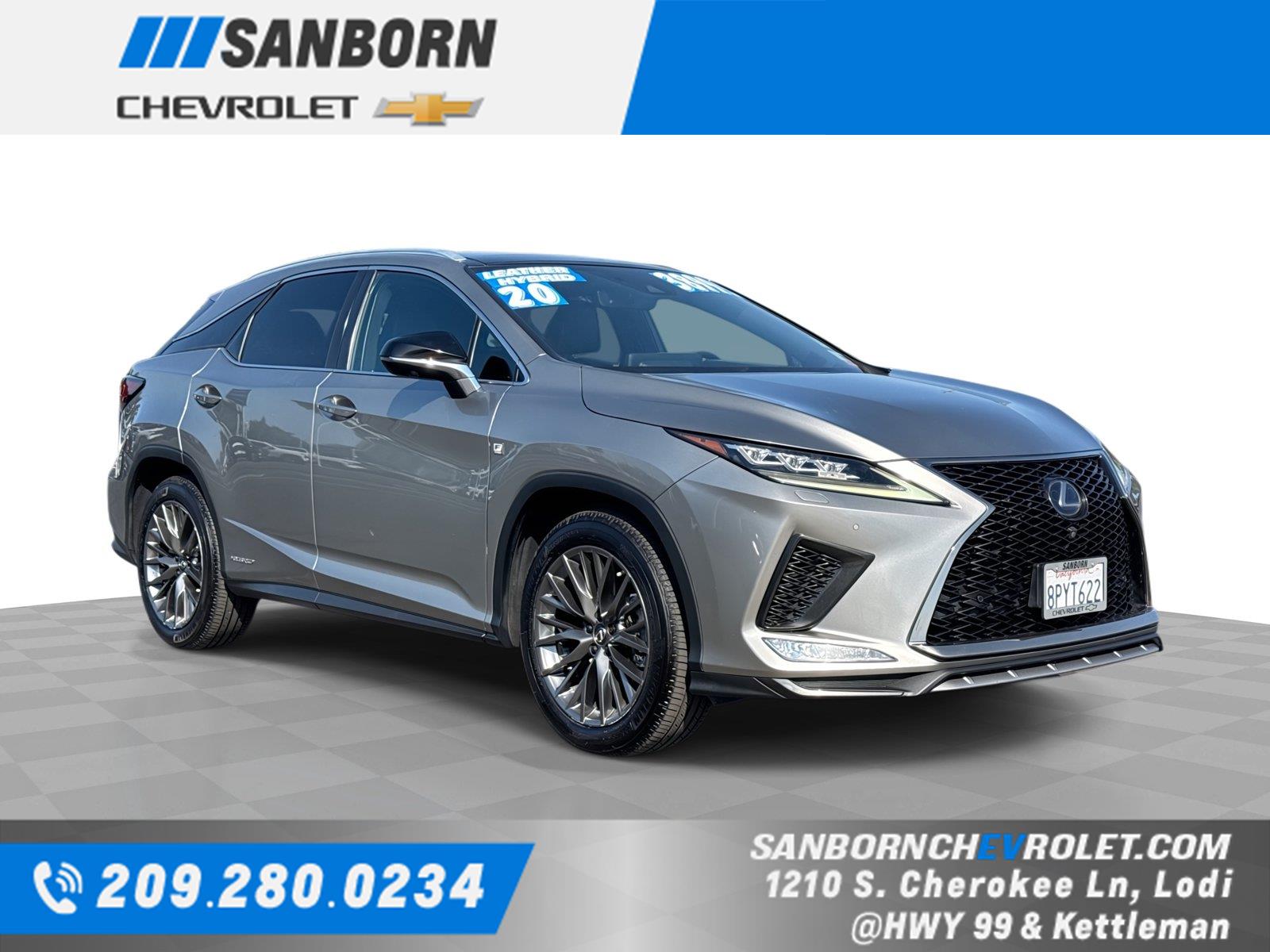 2020 Lexus RX Hybrid Plata (Atomic Silver) SUV/Crossover Tracción en las cuatro ruedas Transmisión variable continua