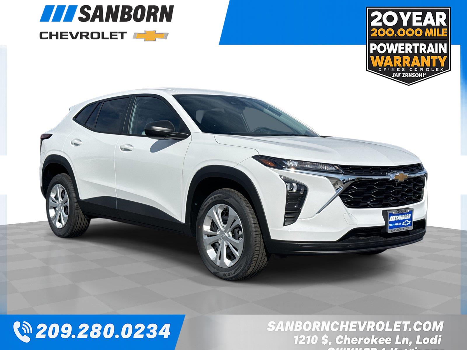 Summit White 2026 Chevrolet Trax SUV / Crossover Front-Wheel Drive 6-Speed Automatic