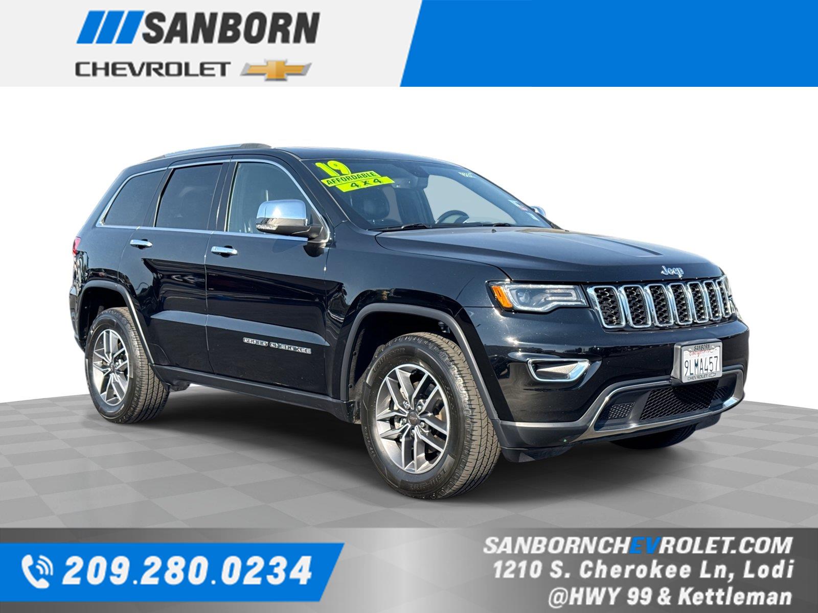 2019 Jeep Grand Cherokee Negro (Diamond Black Crystal Pearlcoat) SUV/Crossover Todo terreno 8 velocidades Automática