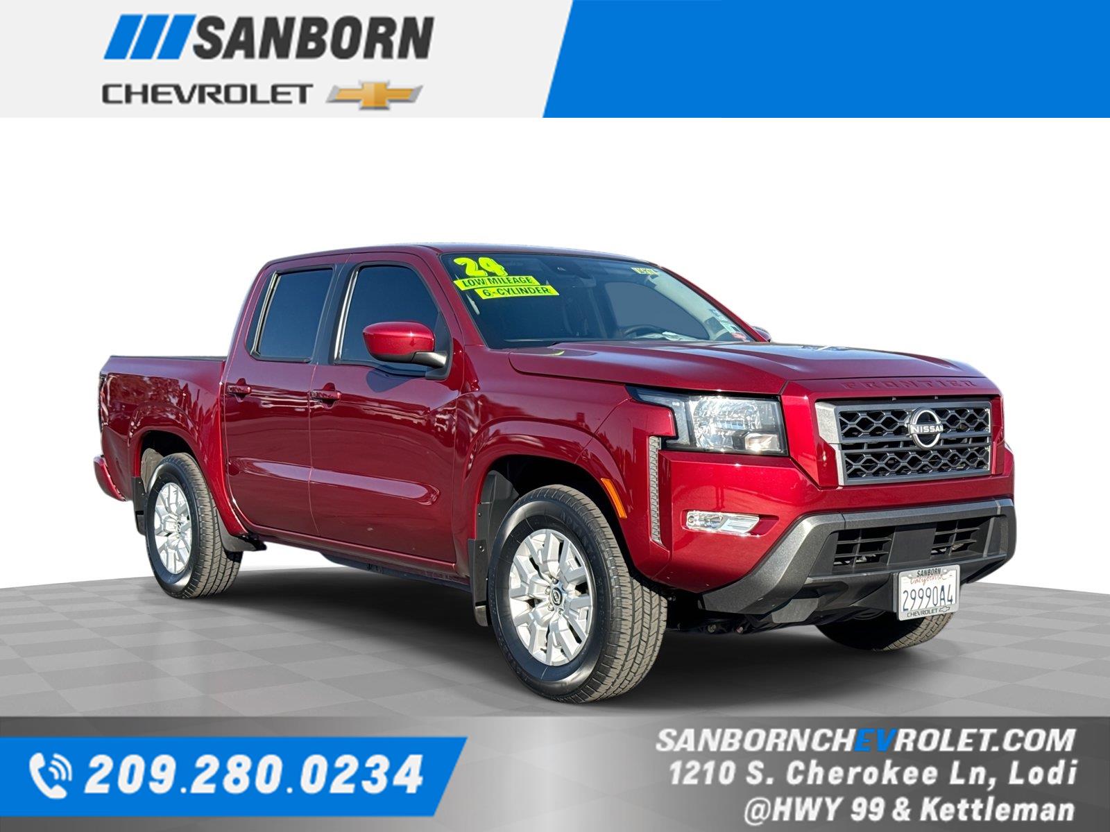 Cardinal Red Metallic Tricoat 2024 Nissan Frontier Pickup Truck 4X2 Automatic