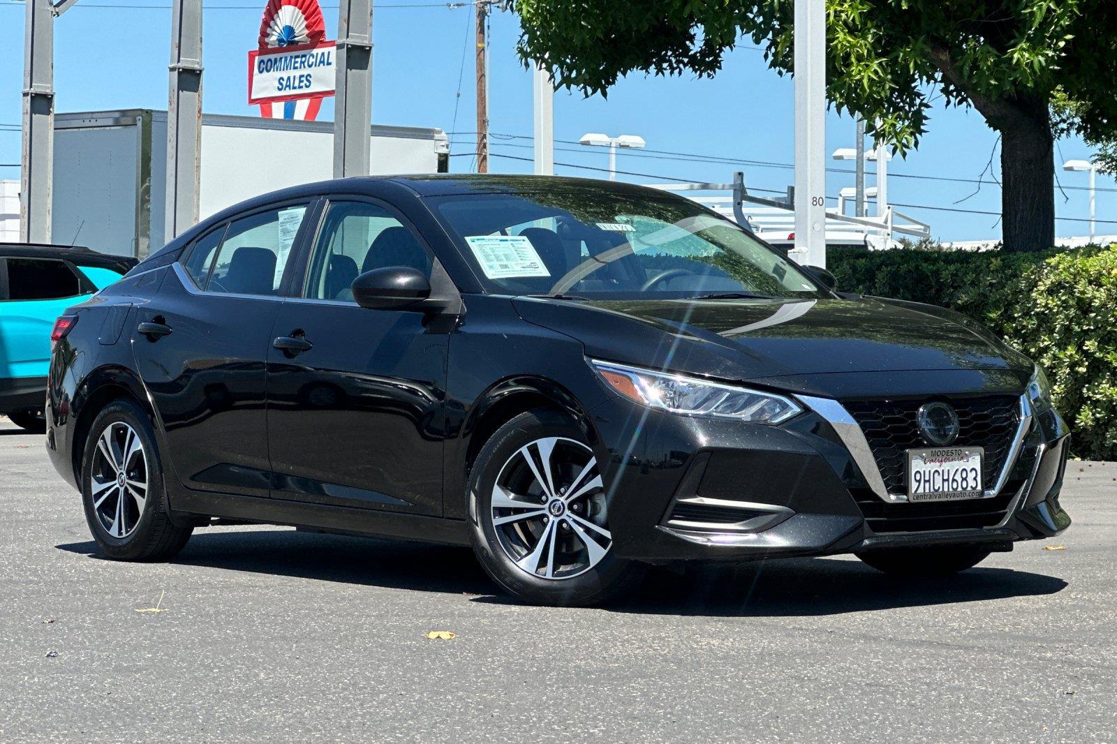 Super Black 2023 Nissan Sentra Sedan Front-Wheel Drive Continuously Variable Transmission