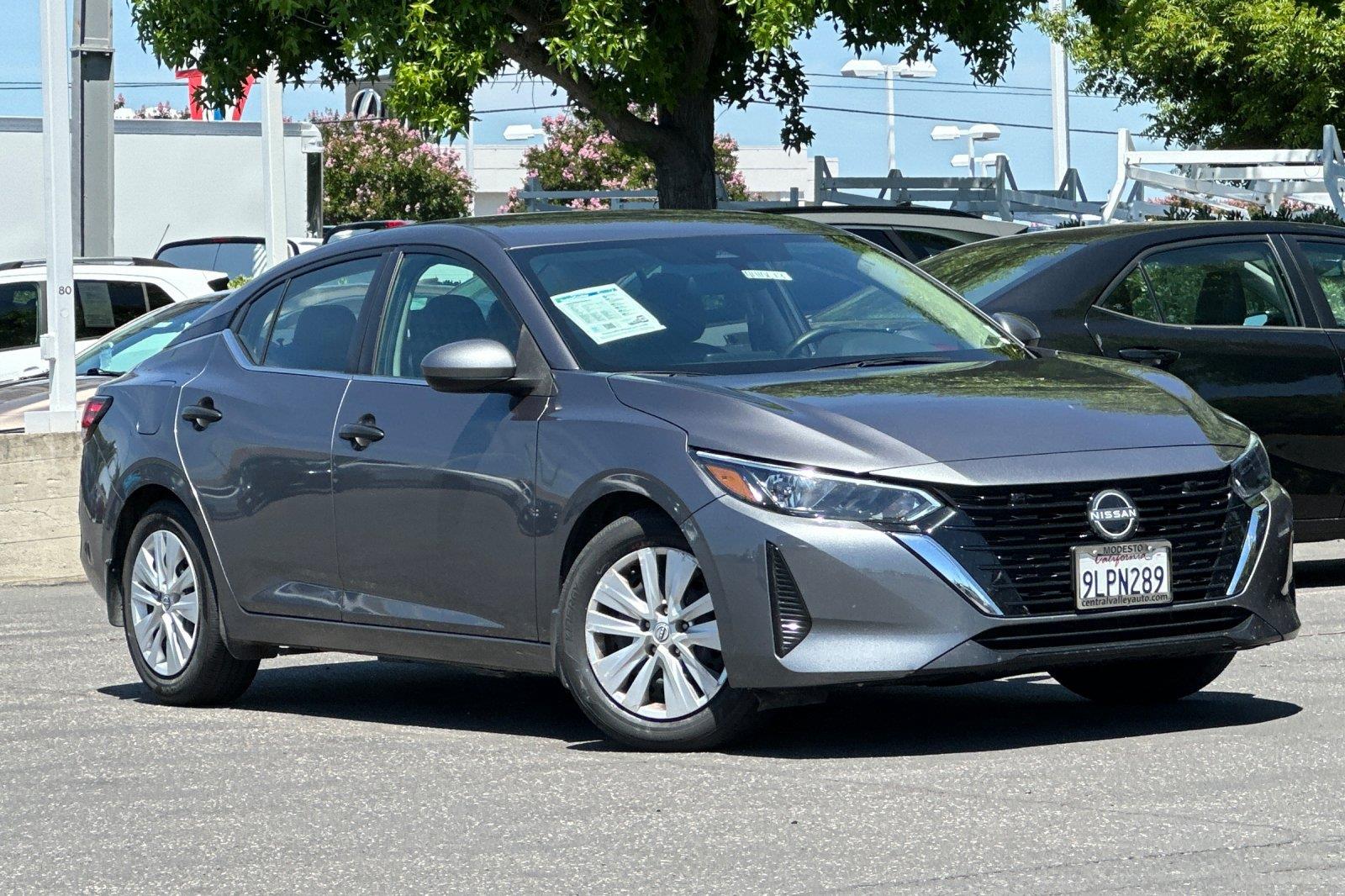 Gray (Gun Metallic) 2024 Nissan Sentra Sedan Front-Wheel Drive Continuously Variable Transmission