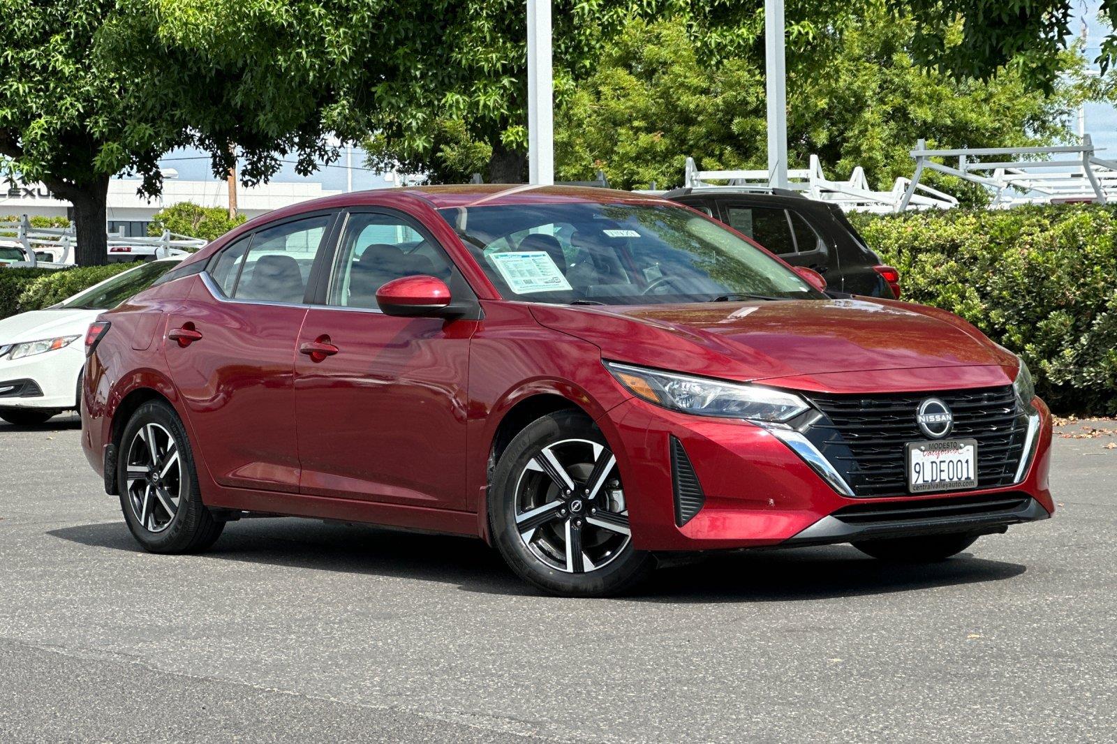 Red (Scarlet Ember Tintcoat) 2024 Nissan Sentra Sedan Front-Wheel Drive Continuously Variable Transmission