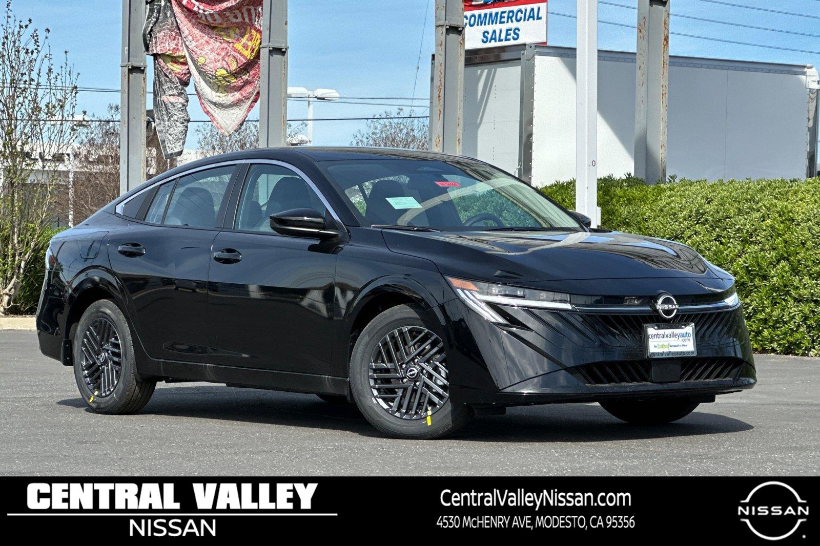 Super Black 2026 Nissan Sentra Sedan Front-Wheel Drive Continuously Variable Transmission
