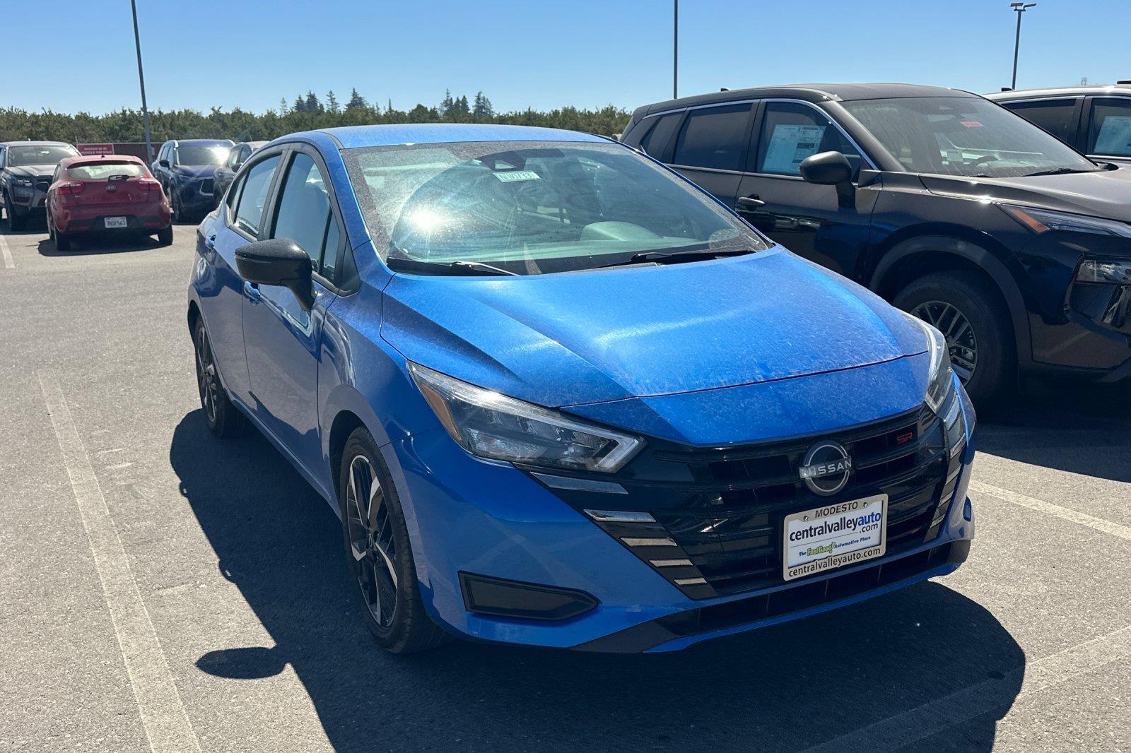 Electric Blue Metallic 2024 Nissan Versa Sedan Front-Wheel Drive Continuously Variable Transmission