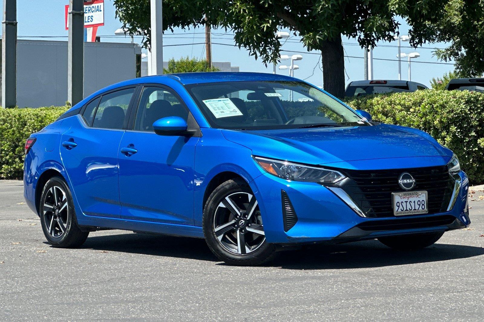 Electric Blue Metallic 2025 Nissan Sentra Sedan Front-Wheel Drive Continuously Variable Transmission