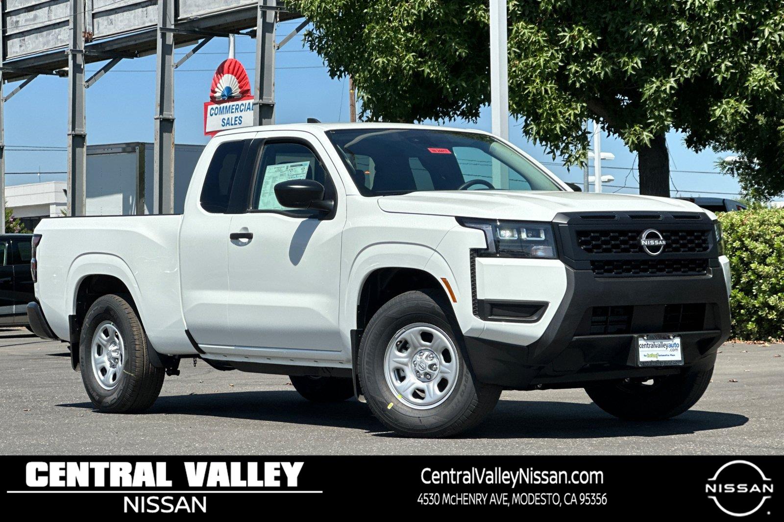 Glacier White 2026 Nissan Frontier Pickup Truck 4X2 Automatic