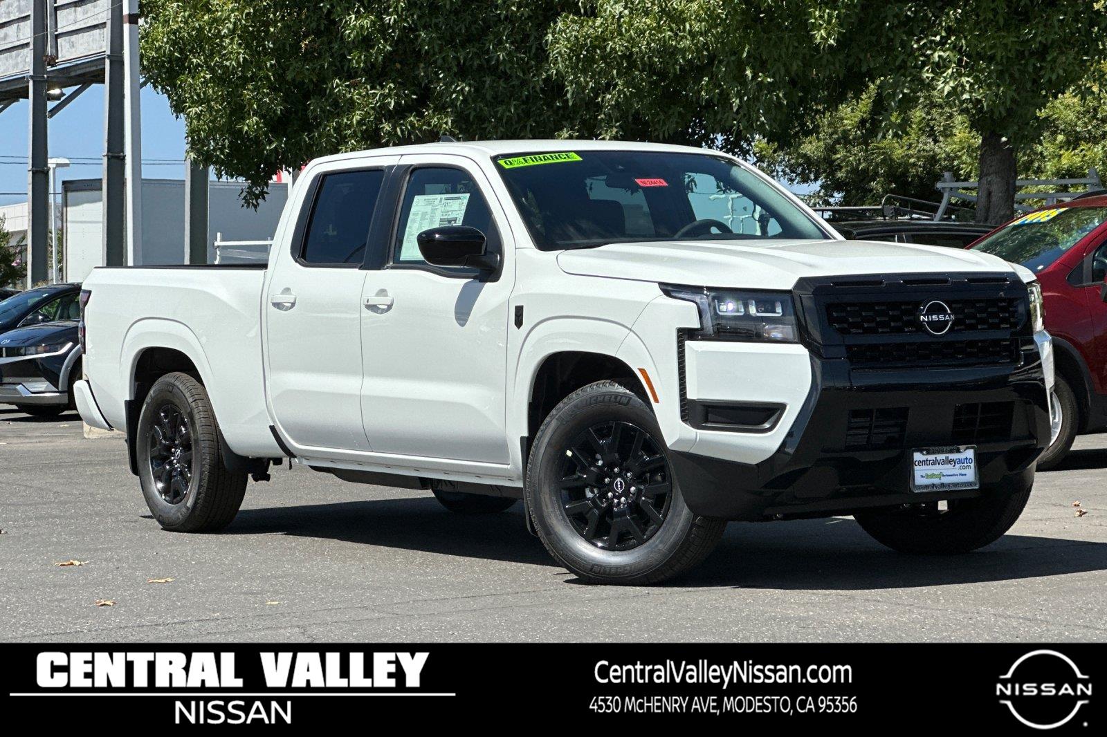 Glacier White 2026 Nissan Frontier Pickup Truck 4X2 Automatic