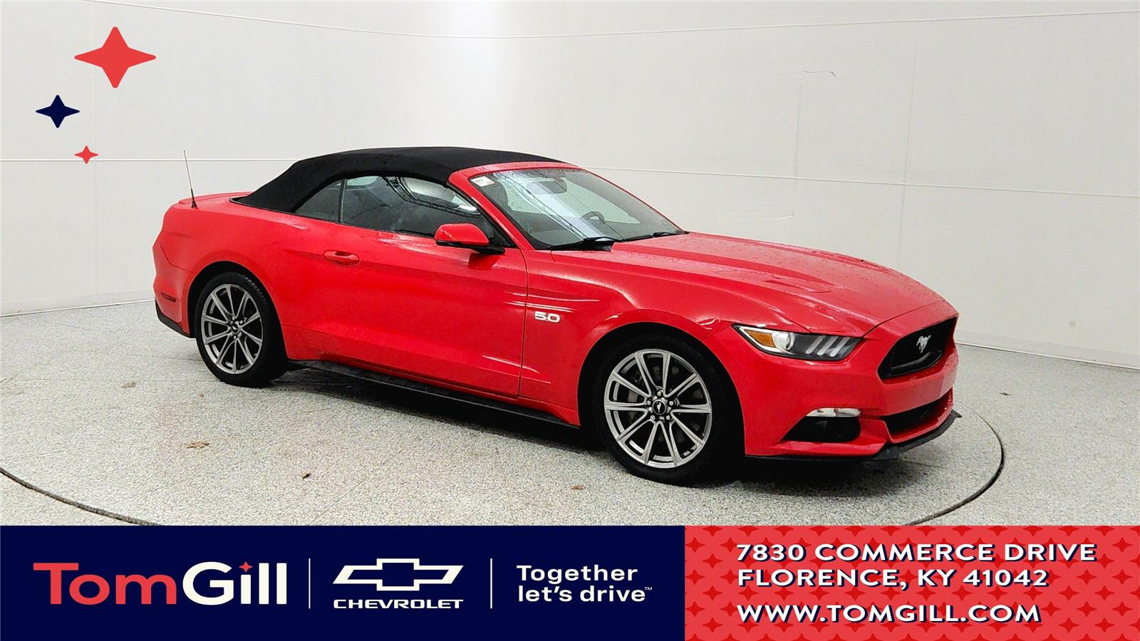 2016 Ford Mustang GT Premium Convertible RWD