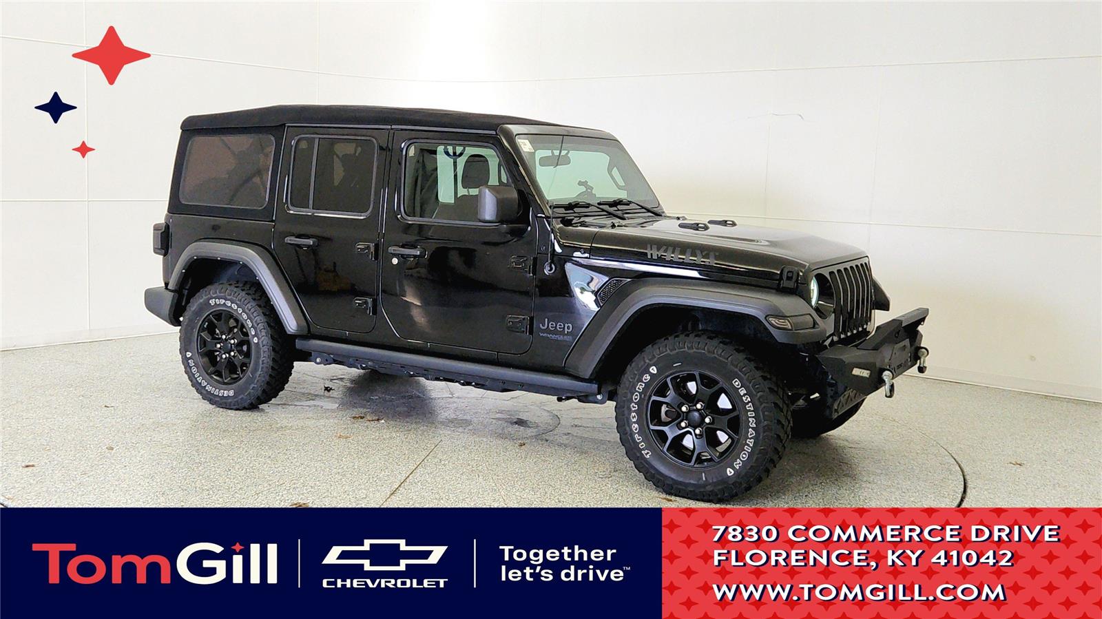 Black Clearcoat 2021 Jeep Wrangler Unlimited Willys 4WD SUV / Crossover Four-Wheel Drive 8-Speed Automatic