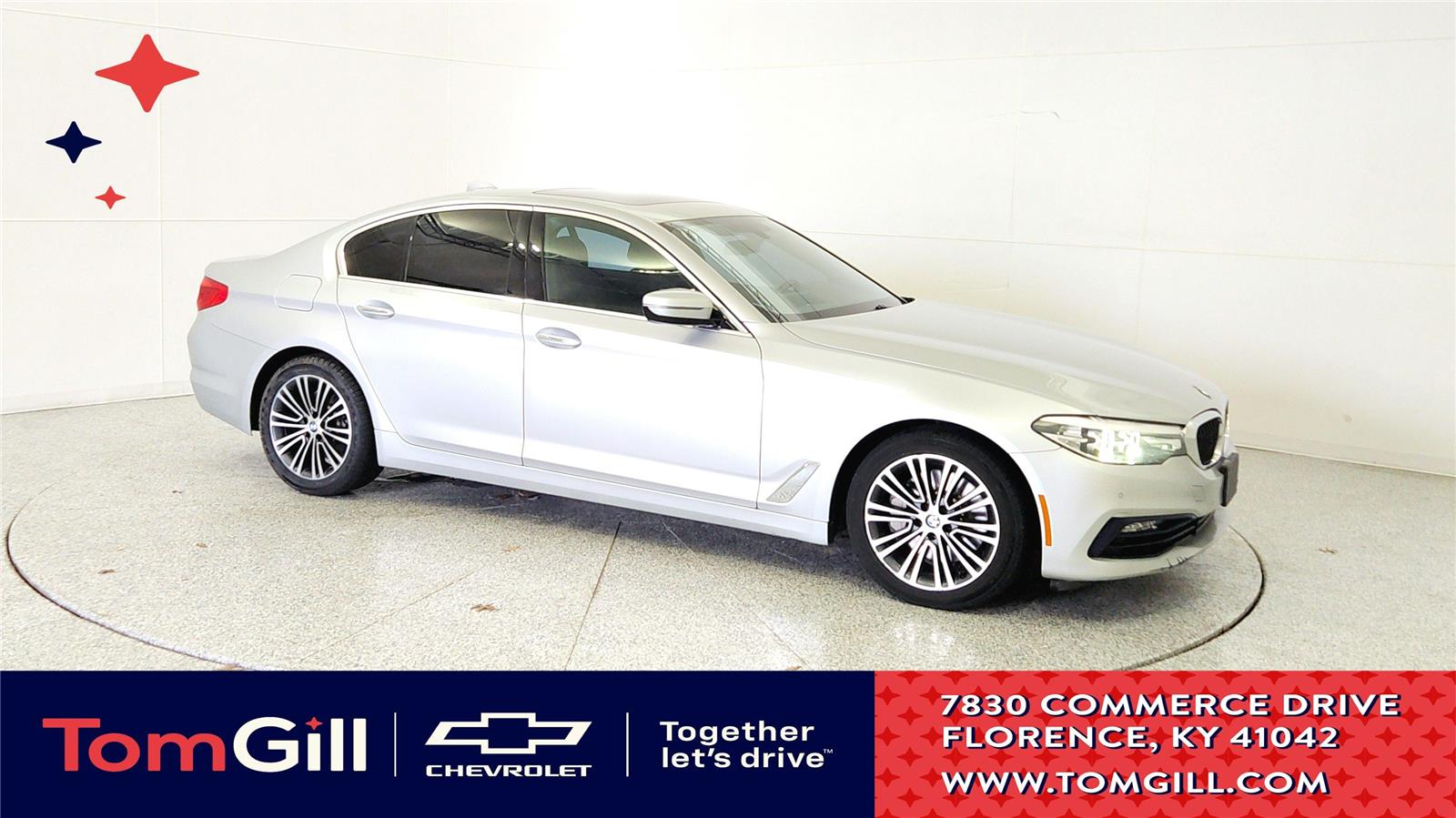 Glacier Silver Metallic 2017 BMW 5 Series 530i xDrive Sedan AWD Sedan All-Wheel Drive Automatic