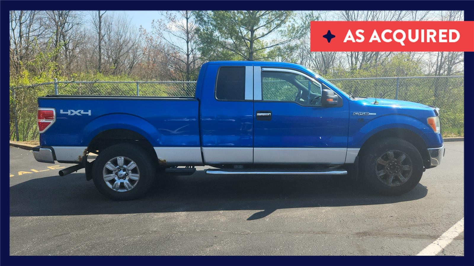 Blue Flame Metallic 2011 Ford F-150 XLT SuperCab 4WD Pickup Truck Four-Wheel Drive 6-Speed Automatic