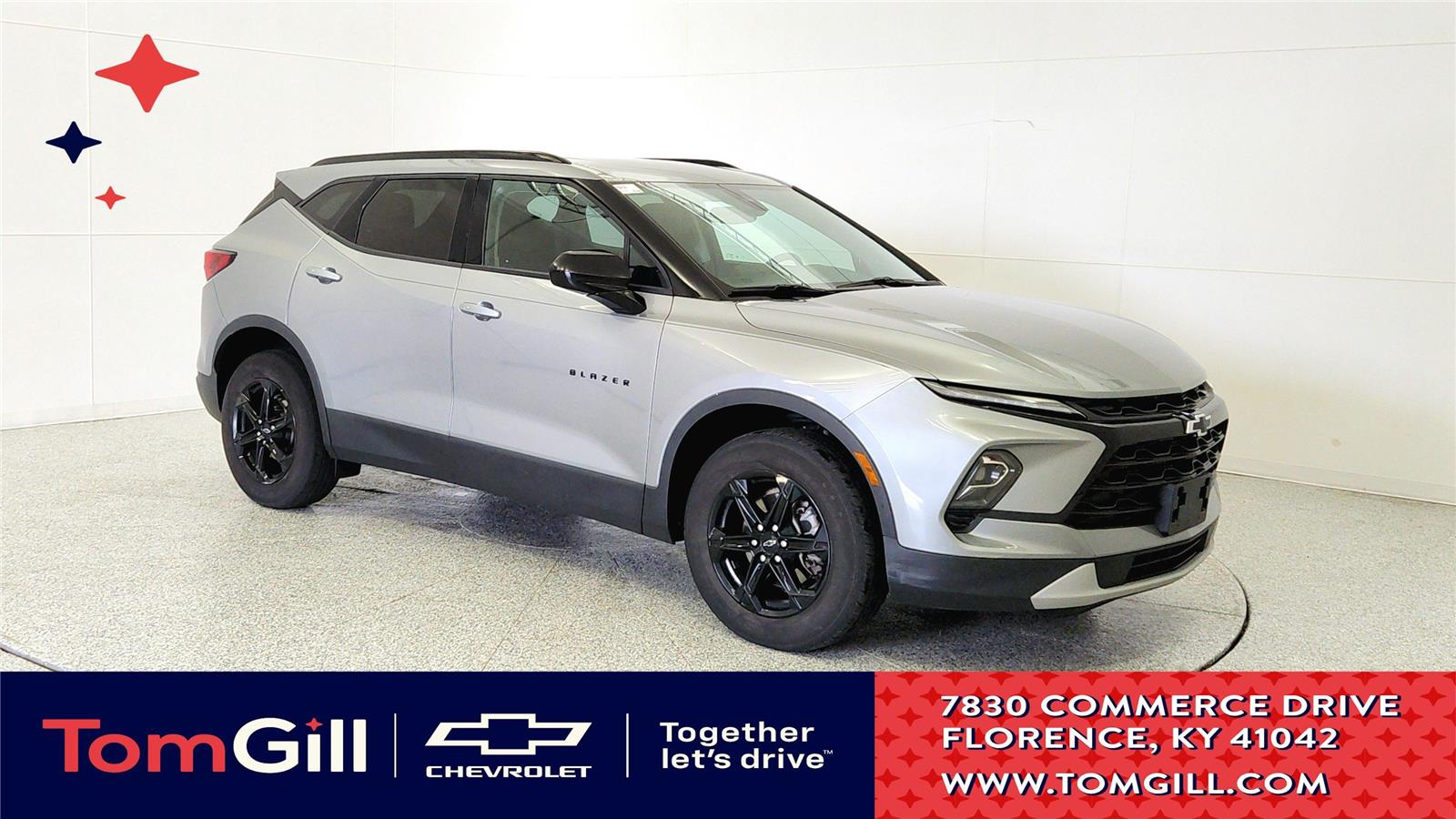 Sterling Gray Metallic 2023 Chevrolet Blazer 2LT FWD SUV / Crossover Front-Wheel Drive 9-Speed Automatic