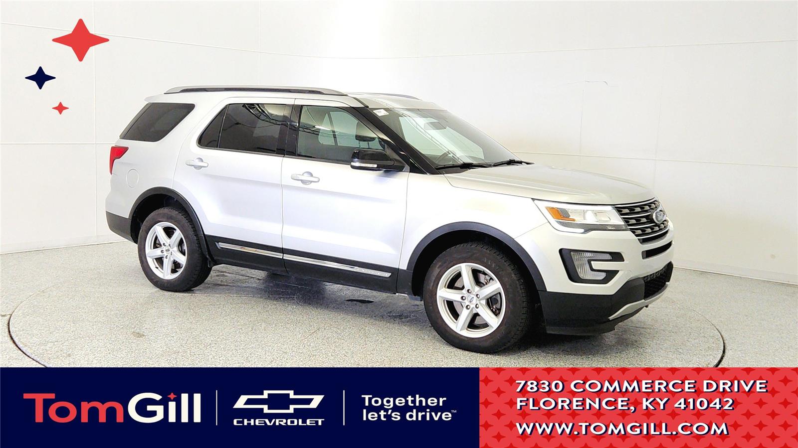 Ingot Silver 2017 Ford Explorer XLT AWD SUV / Crossover All-Wheel Drive 6-Speed Automatic