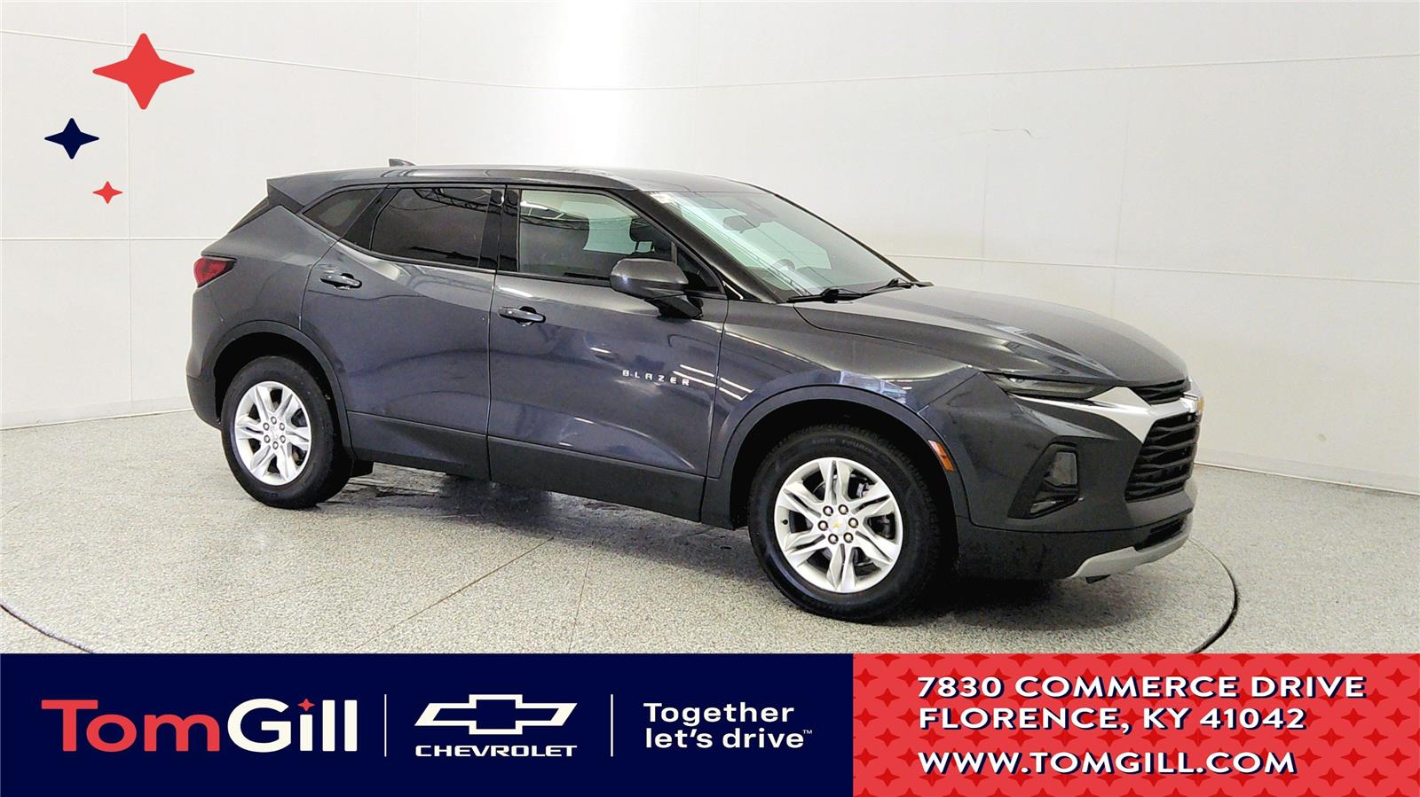 Iron Gray Metallic 2021 Chevrolet Blazer 2LT AWD SUV / Crossover All-Wheel Drive 9-Speed Automatic