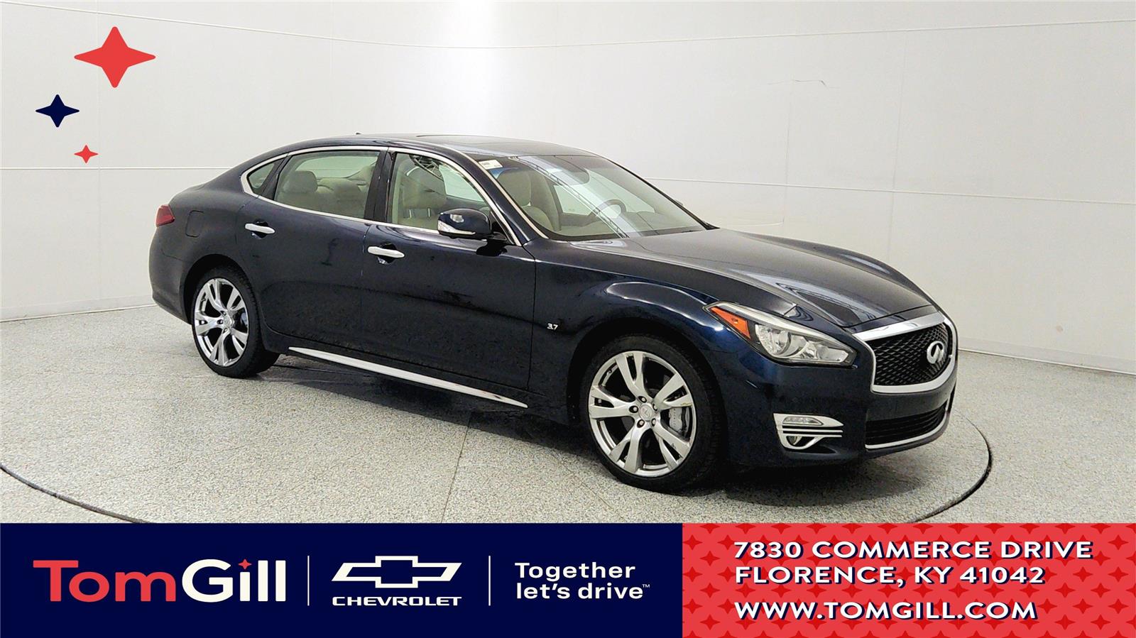 Hermosa Blue 2016 INFINITI Q70L 3.7 AWD Sedan All-Wheel Drive Automatic