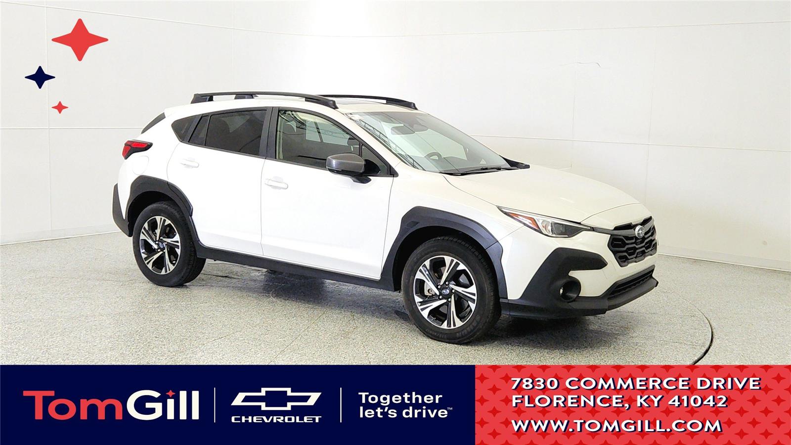 Crystal White Pearl 2025 Subaru Crosstrek Premium AWD SUV / Crossover All-Wheel Drive Continuously Variable Transmission