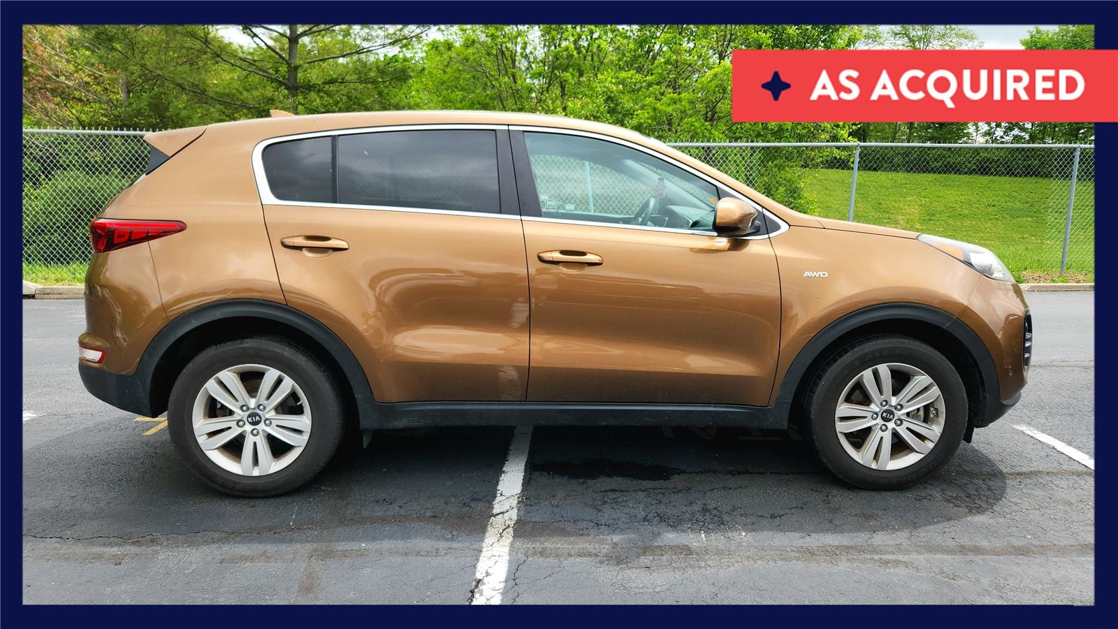 Red (Burnished Copper) 2017 Kia Sportage LX AWD SUV / Crossover All-Wheel Drive 6-Speed Automatic