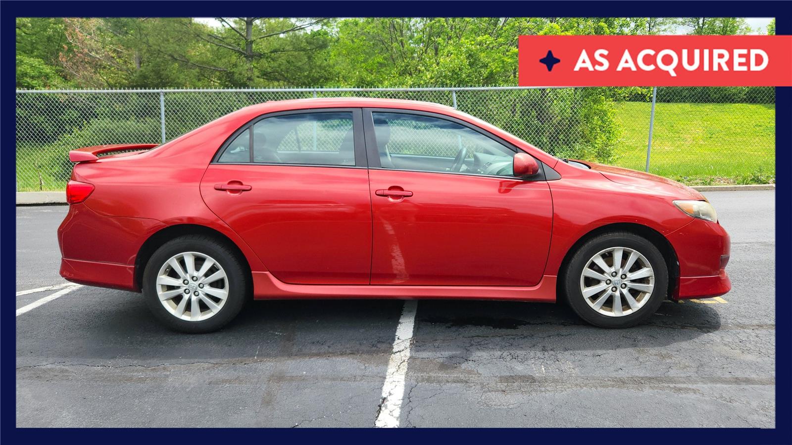 Barcelona Red Metallic 2010 Toyota Corolla S Sedan Front-Wheel Drive 5-Speed Manual