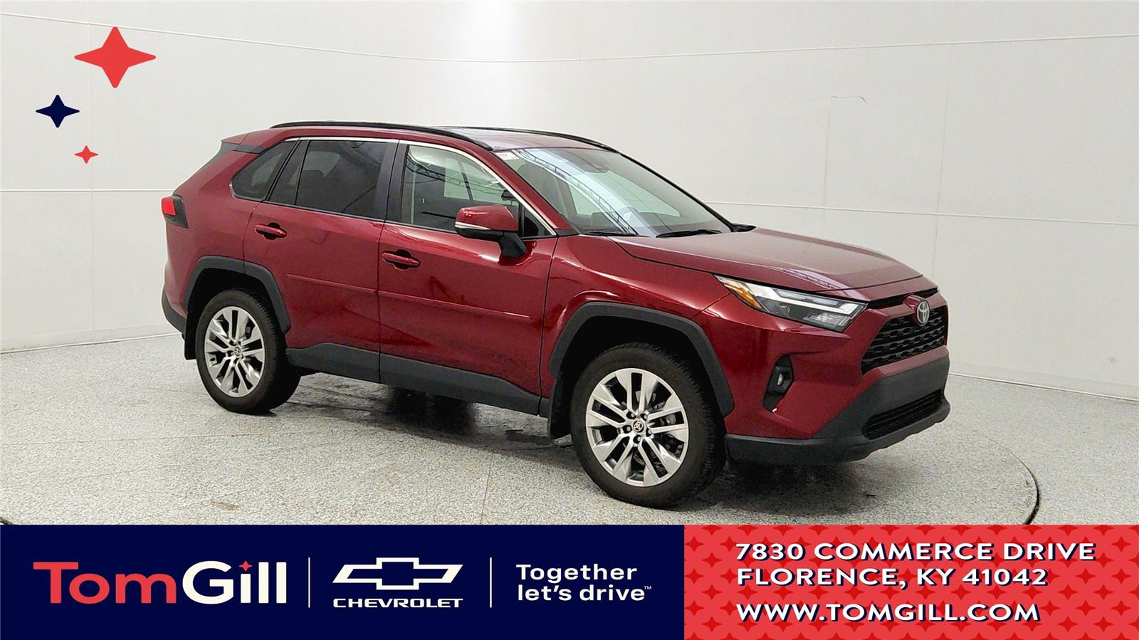 Red (Ruby Flare Pearl) 2023 Toyota RAV4 XLE Premium AWD SUV / Crossover All-Wheel Drive 8-Speed Automatic