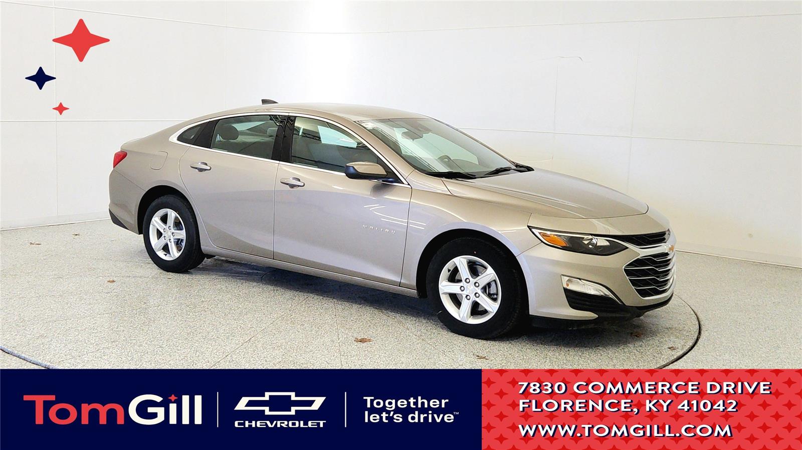 Mineral Gray Metallic 2025 Chevrolet Malibu LS FWD Sedan Front-Wheel Drive Continuously Variable Transmission