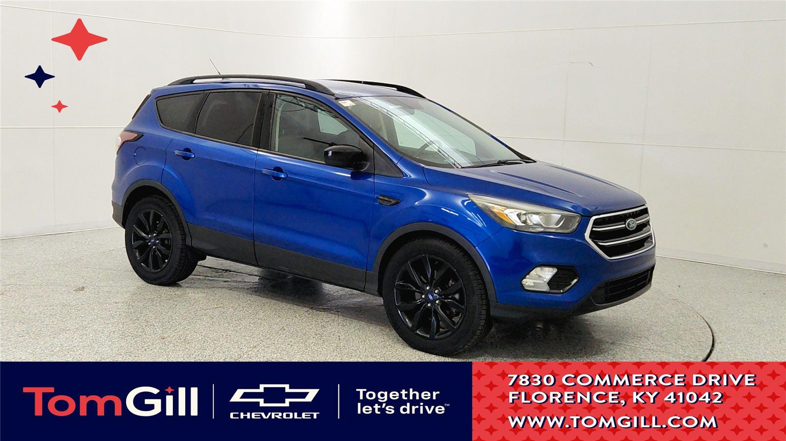 Lightning Blue 2017 Ford Escape SE FWD SUV / Crossover Front-Wheel Drive 6-Speed Automatic