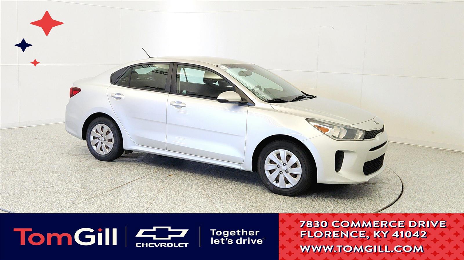 Silky Silver 2018 Kia Rio S Sedan Front-Wheel Drive 6-Speed Automatic