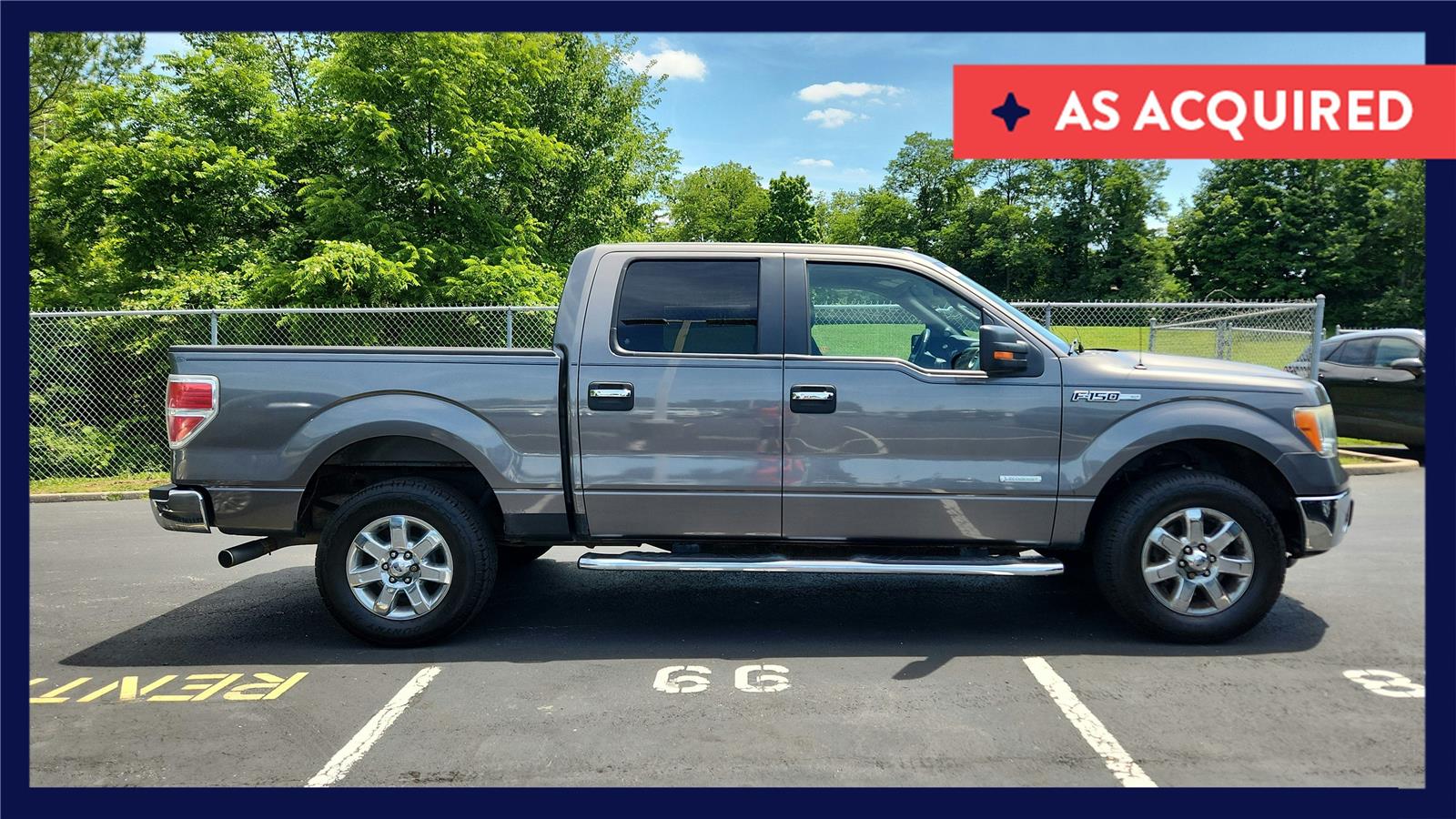 Sterling Gray Metallic 2013 Ford F-150 XLT SuperCrew 4WD Pickup Truck Four-Wheel Drive 6-Speed Automatic