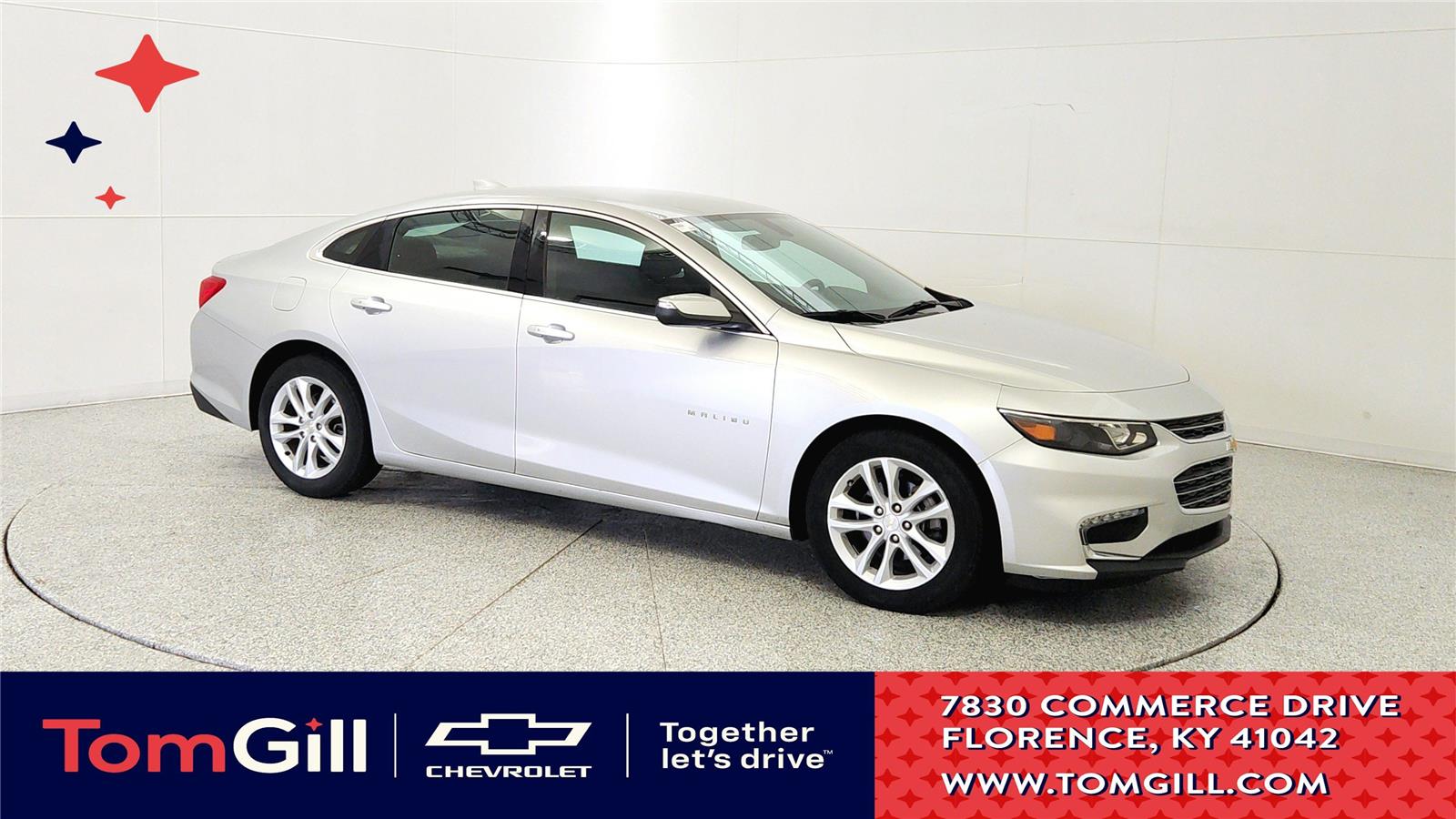 Silver Ice Metallic 2018 Chevrolet Malibu LT FWD Sedan Front-Wheel Drive 6-Speed Automatic