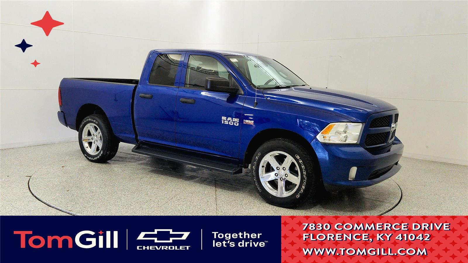 2015 RAM 1500 Express Quad Cab 4WD Pickup Truck Four-Wheel Drive