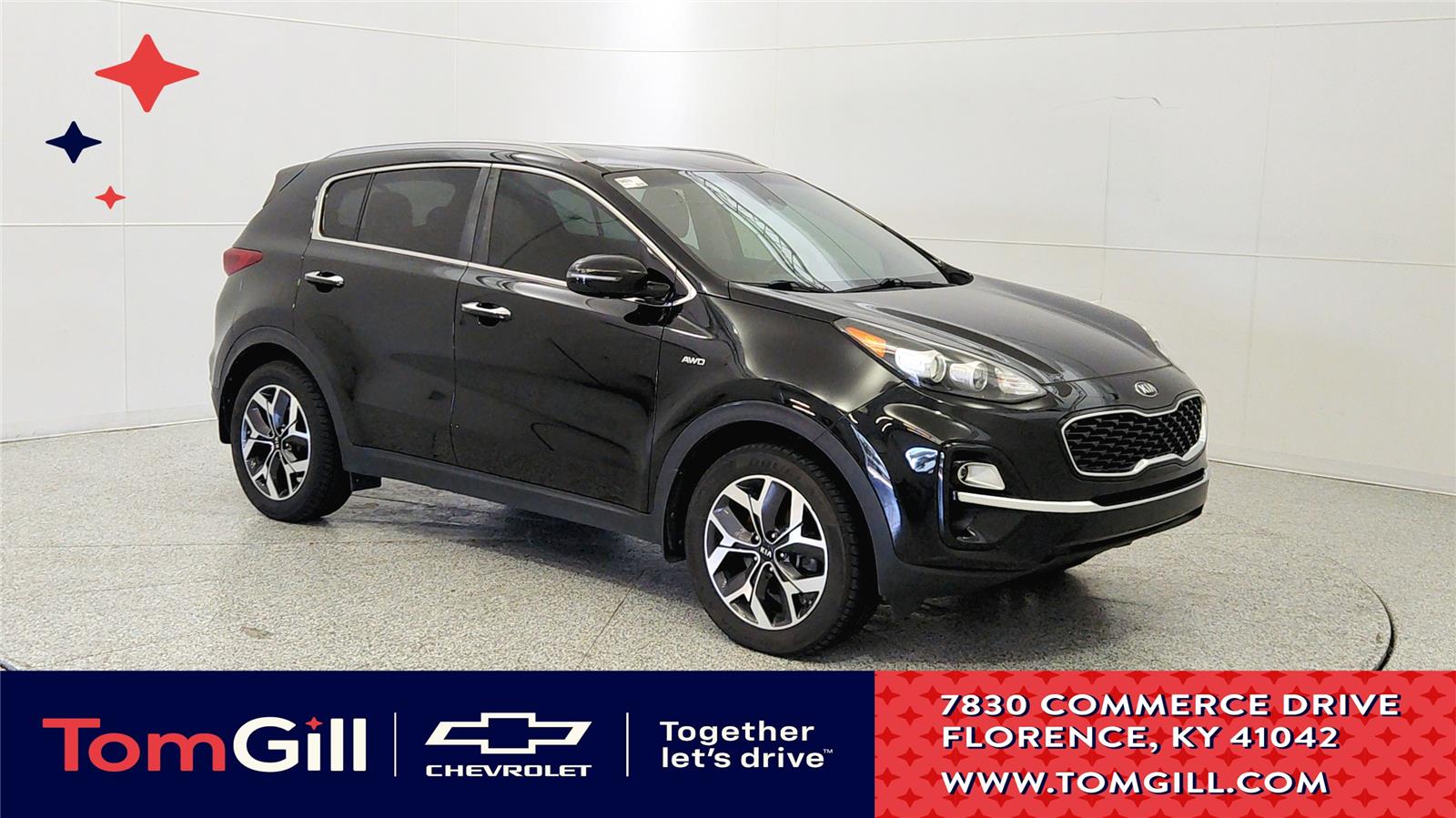 Black Cherry 2021 Kia Sportage SUV / Crossover All-Wheel Drive 6-Speed Automatic