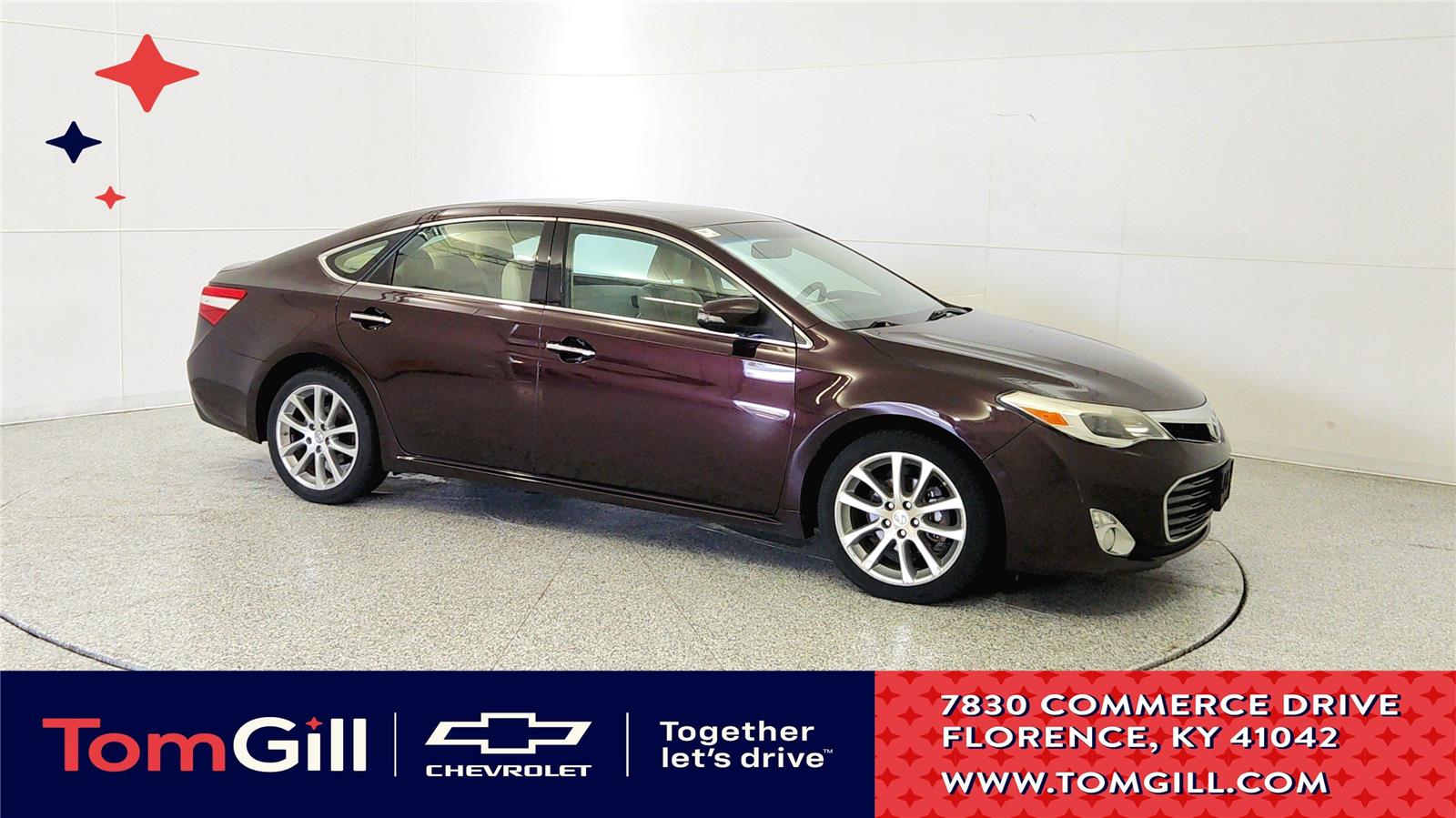 Red (Sizzling Crimson Mica) 2014 Toyota Avalon Sedan Front-Wheel Drive 6-Speed Automatic
