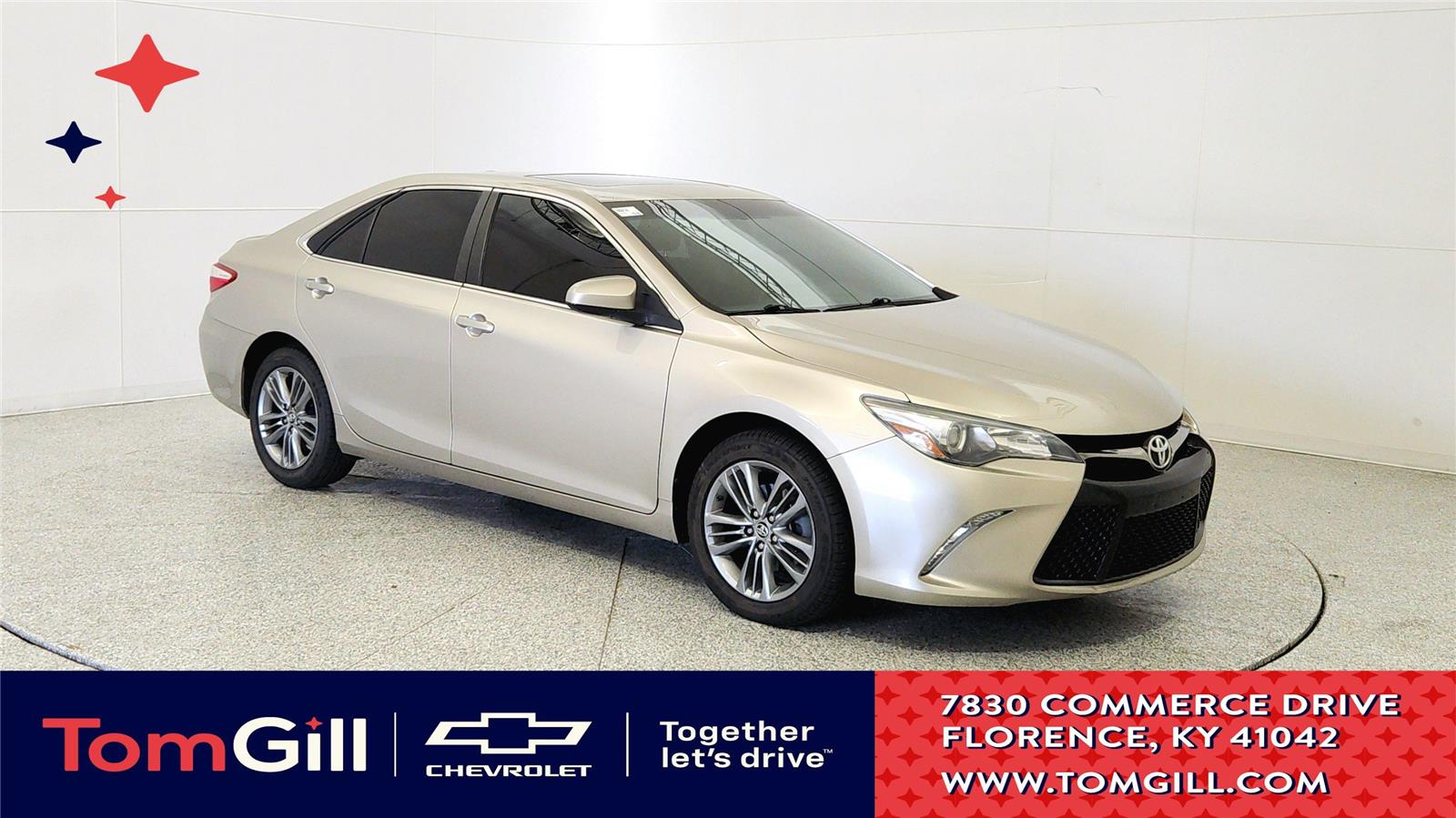Creme Brulee Mica 2016 Toyota Camry Sedan Front-Wheel Drive 6-Speed Automatic