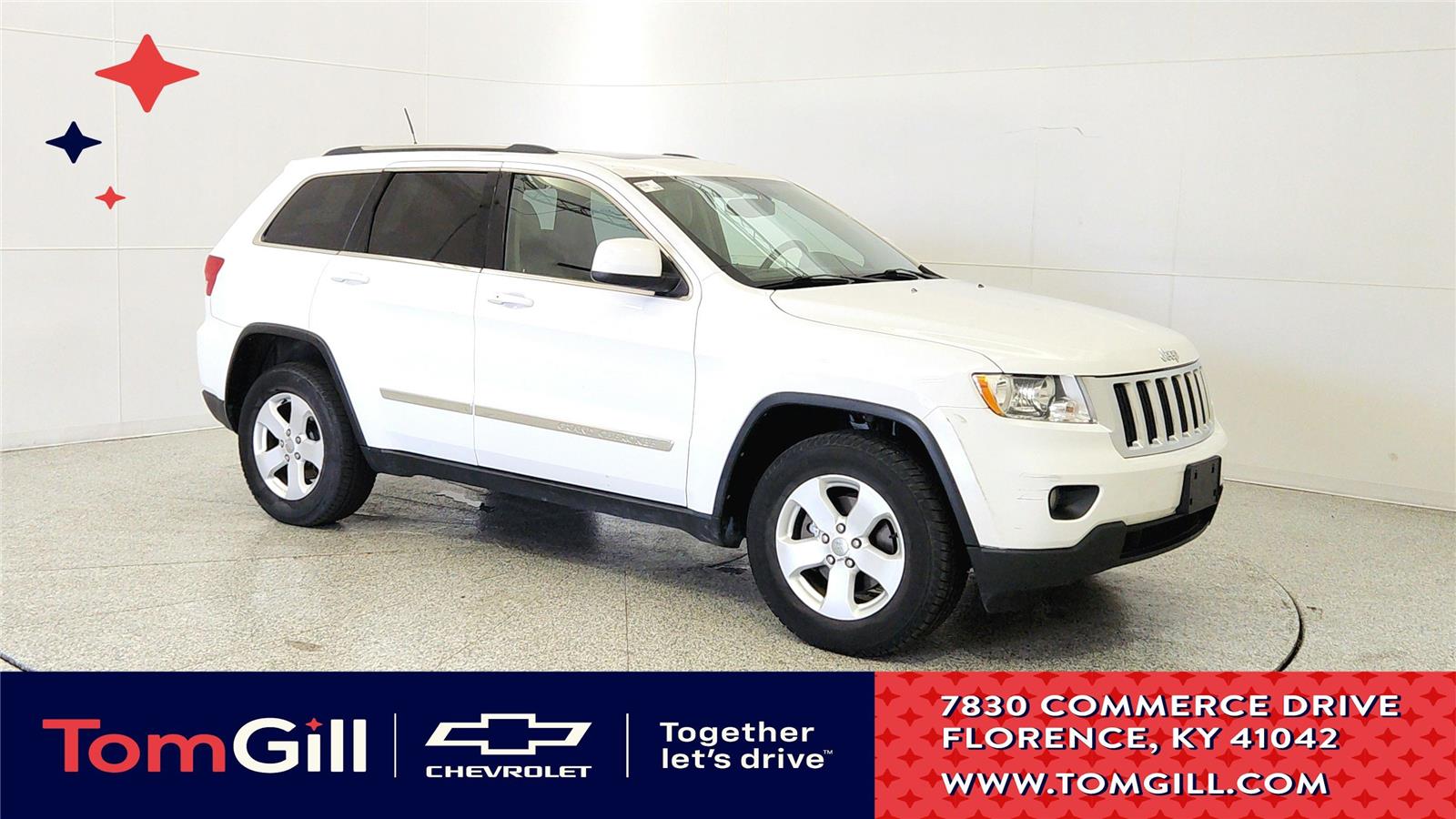 Bright White 2013 Jeep Grand Cherokee SUV / Crossover Four-Wheel Drive 5-Speed Automatic