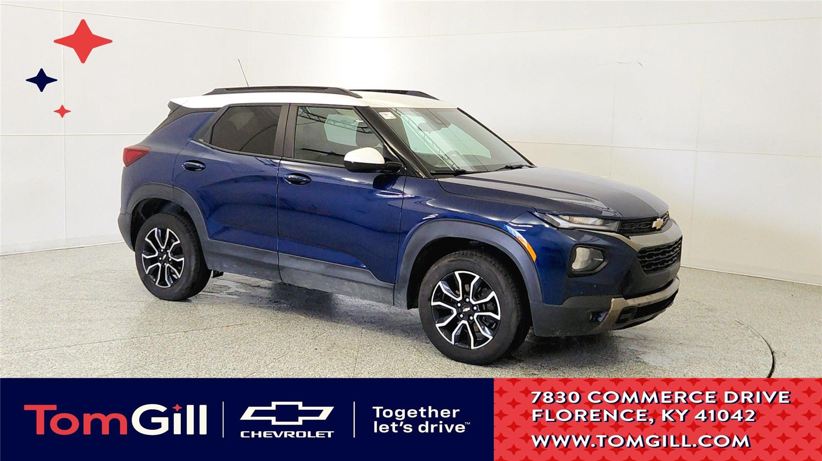 Blue Glow Metallic 2022 Chevrolet Trailblazer SUV / Crossover Four-Wheel Drive 9-Speed Automatic