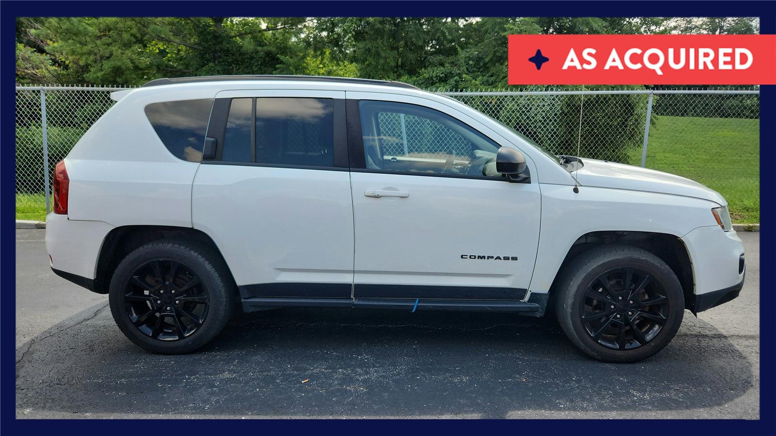 Bright White Clearcoat 2015 Jeep Compass SUV / Crossover Four-Wheel Drive 6-Speed Automatic