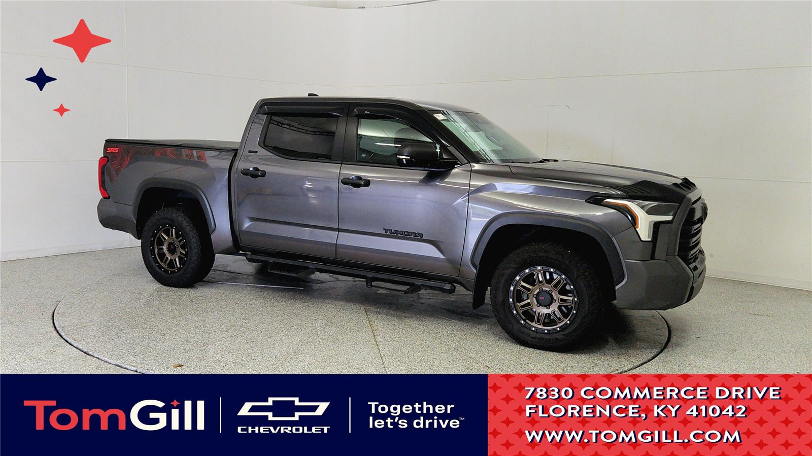 Magnetic Gray Metallic 2024 Toyota Tundra Pickup Truck Four-Wheel Drive Automatic